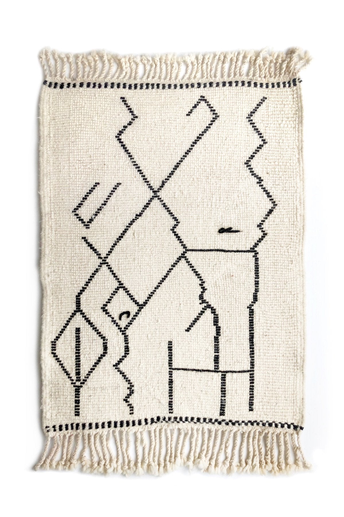 MOROCCAN RUG - MURILTO ( VINTAGE ) - MR091 ( W68cm × H113cm)