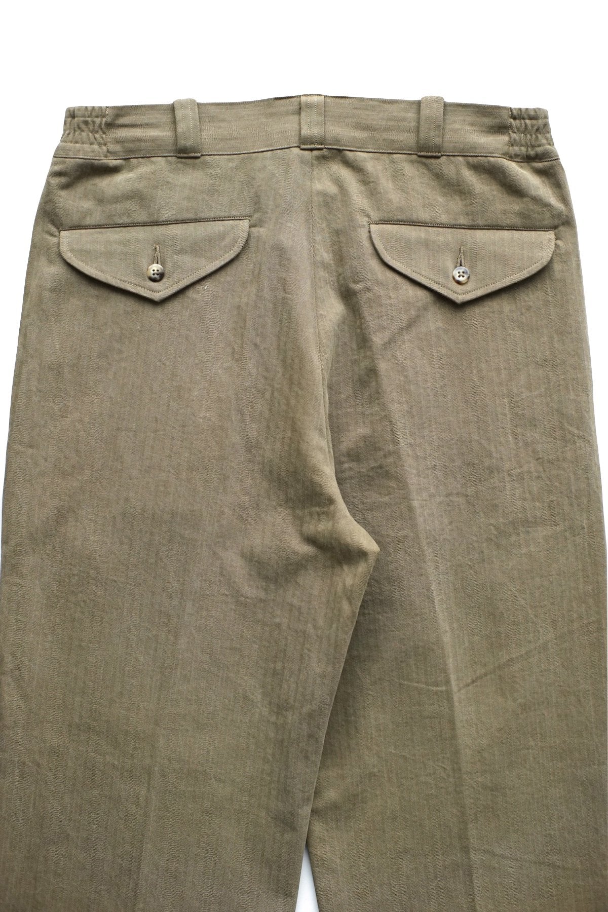 OLD JOE - FRONT TUCK ARMY TROUSER - SAHARA