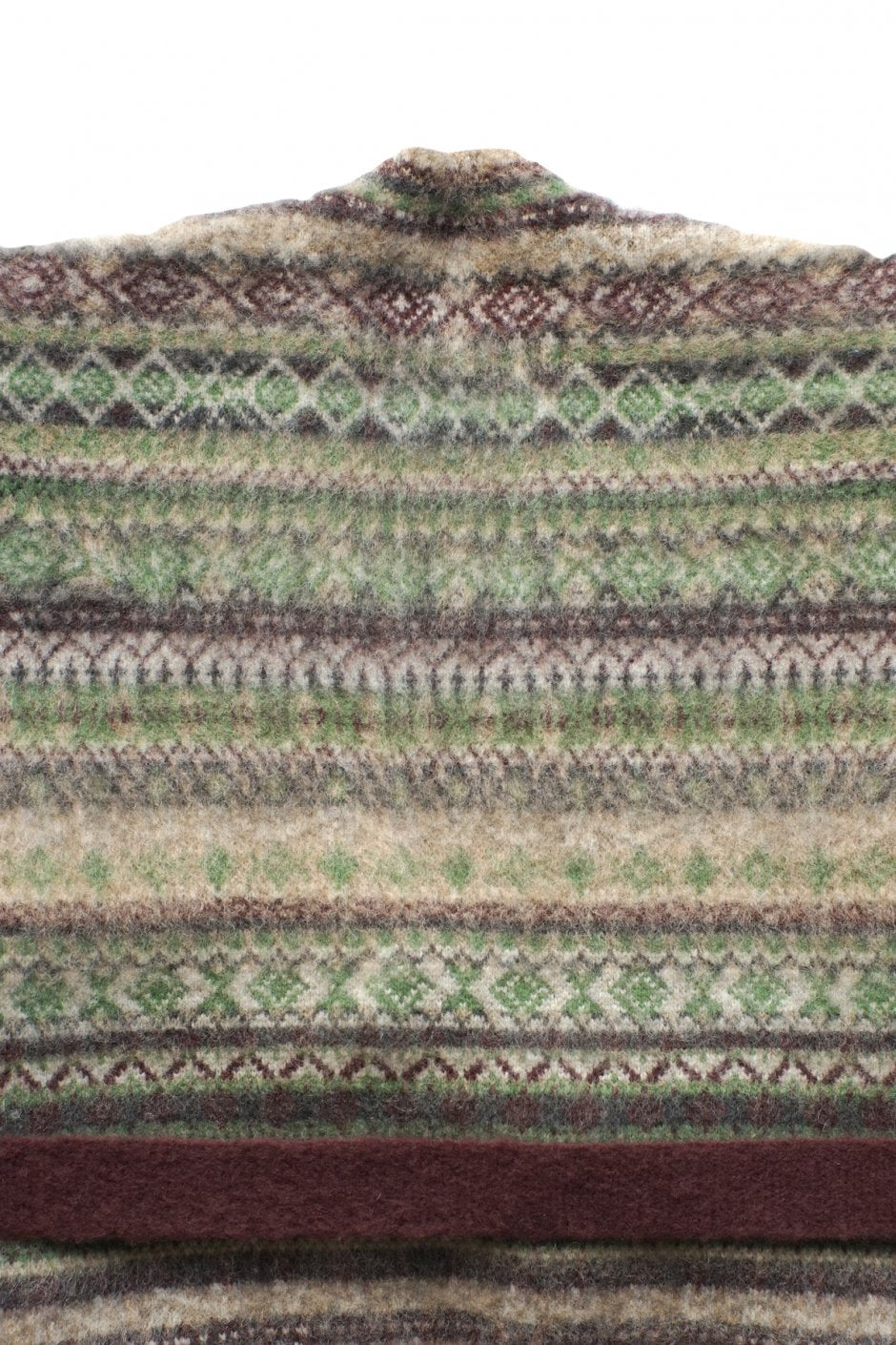 WRYHT - FAIR ISLE BELTED GAWN - FAIR ISLE PATTERN