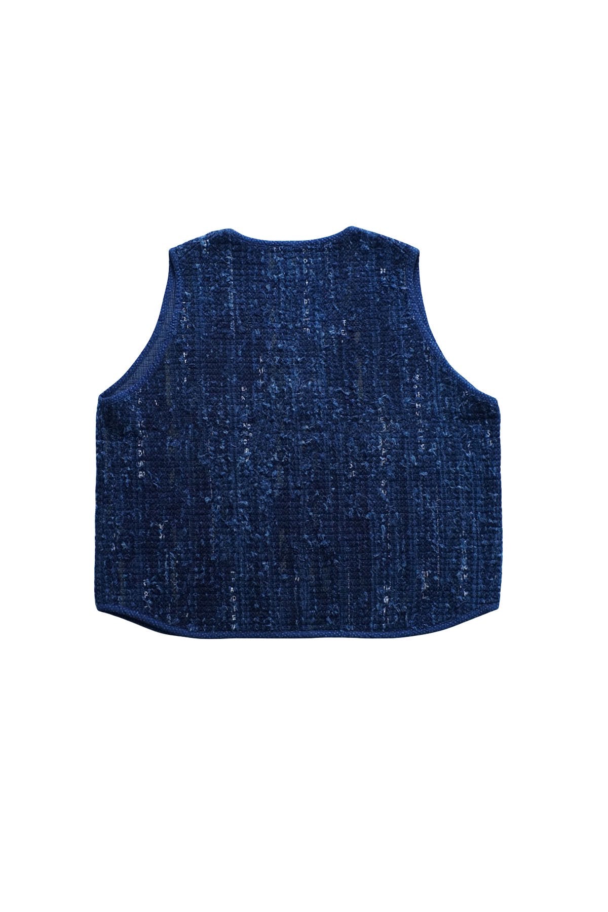 Porter Classic - HAGIRE VEST by PC KENDO PC SASHIKO - BLUE