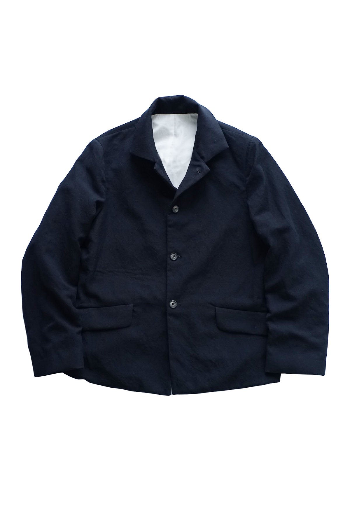 Bergfabel ★★★ - EXCLUSIVE WORKER JACKET (FULL BUTTON) - BLACK NAVY