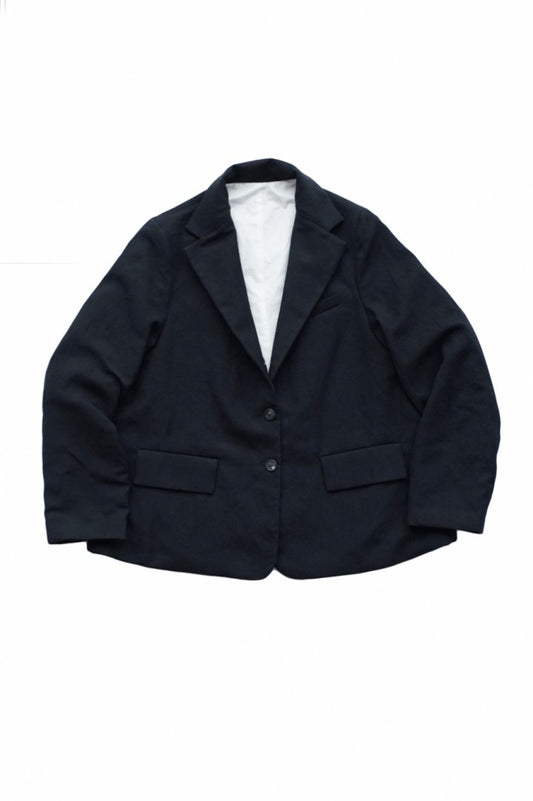 Bergfabel - LOOSE FARMER JACKET - BLACK NAVY