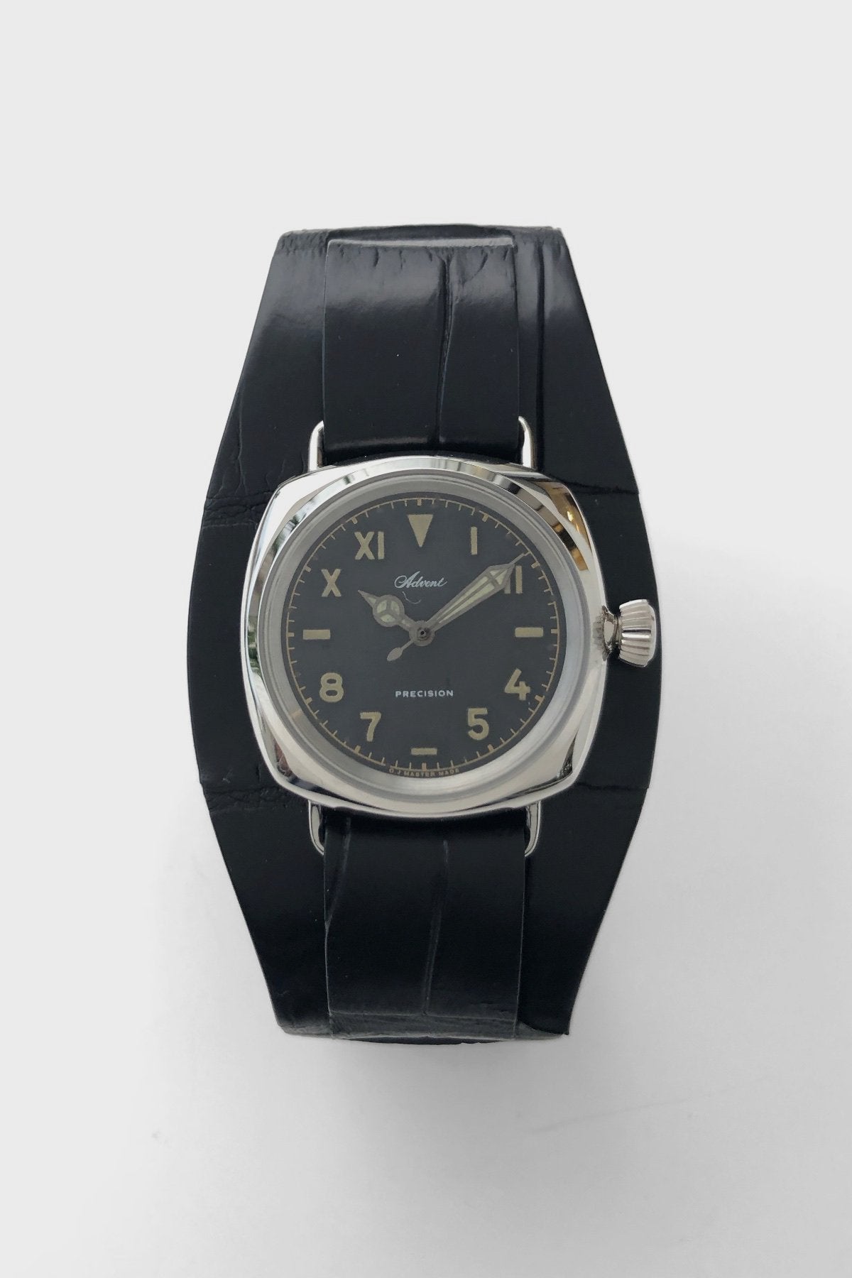 OLD JOE - ADVENT (WRISTWATCH) / - SILVER X BLACK EXOTIC LEATHER