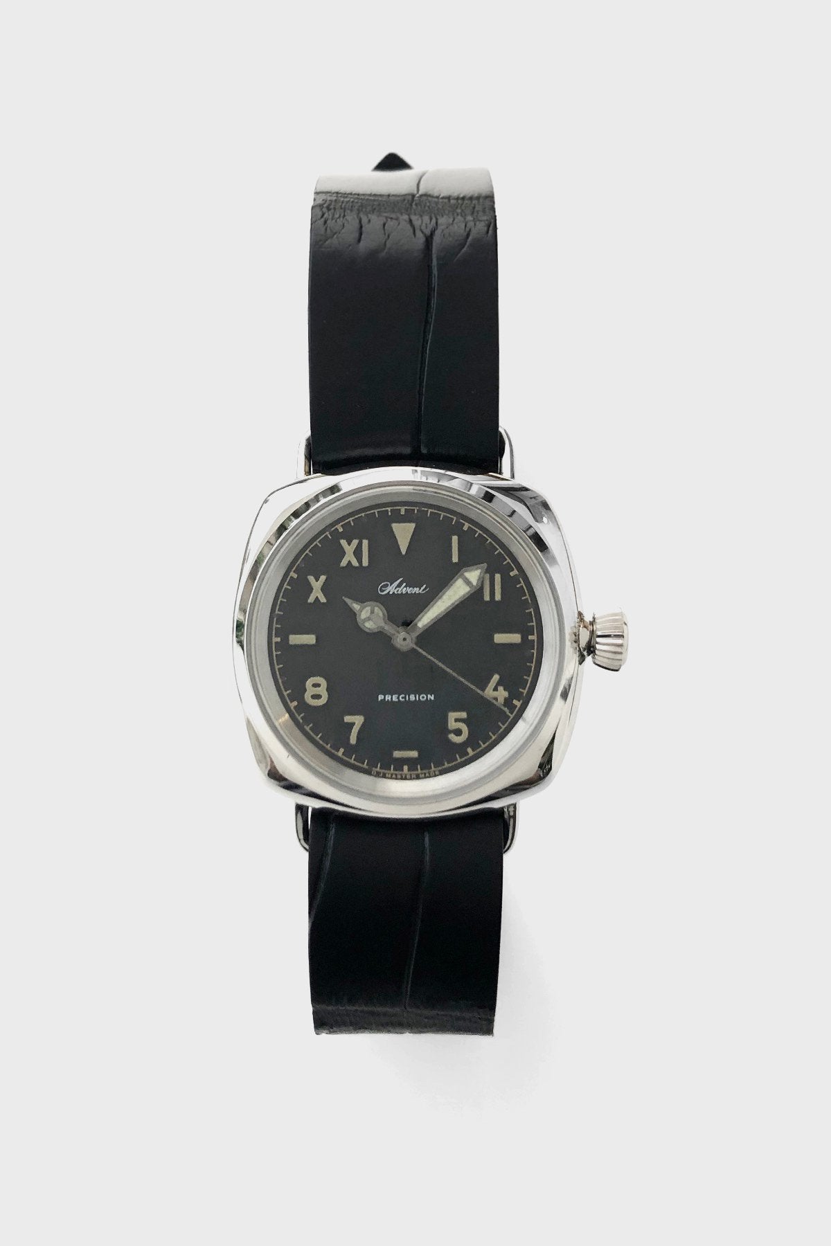 OLD JOE - ADVENT (WRISTWATCH) / - SILVER X BLACK EXOTIC LEATHER