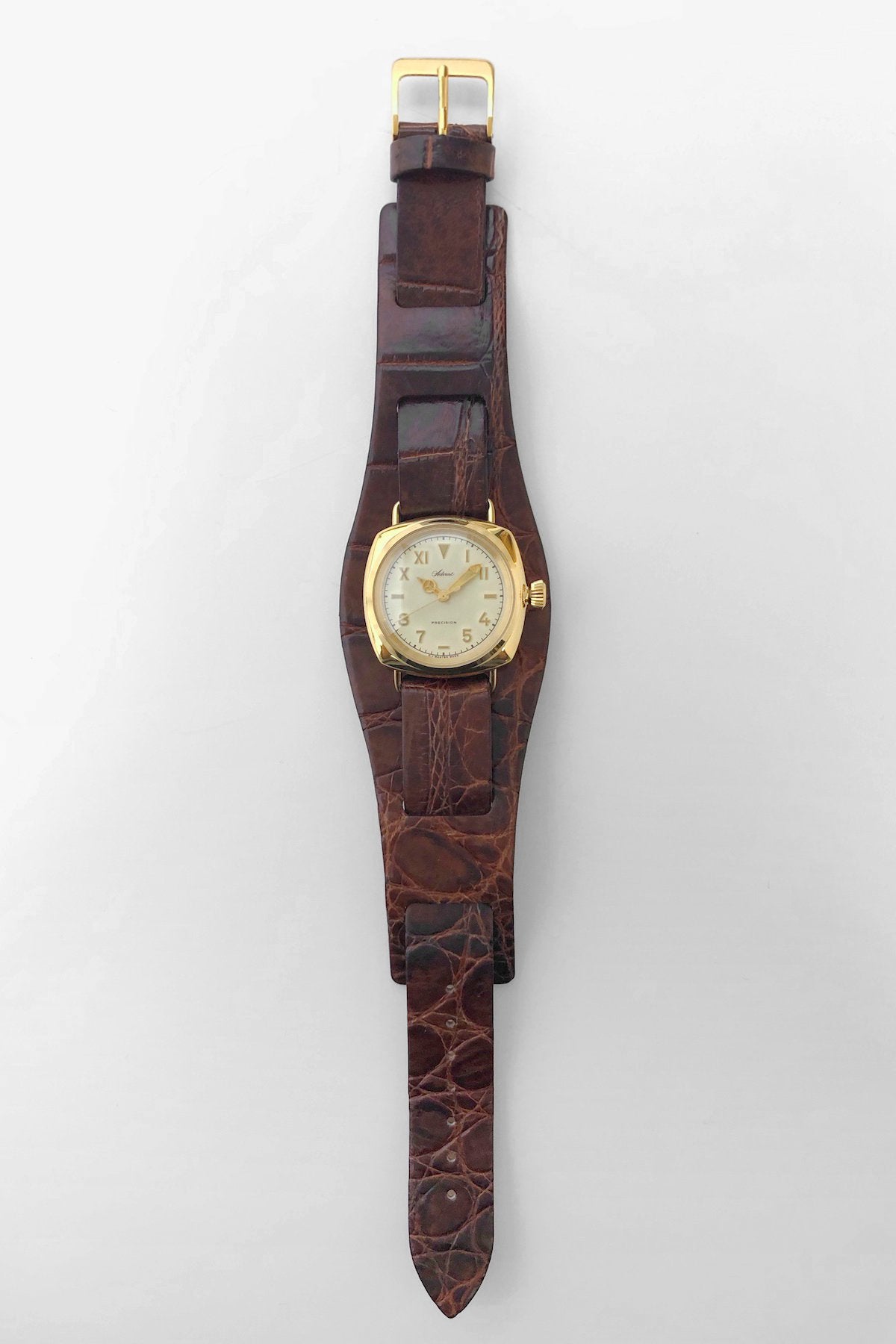 OLD JOE - ADVENT (WRISTWATCH) / - GOLD X ESPRESSO EXOTIC LEATHER