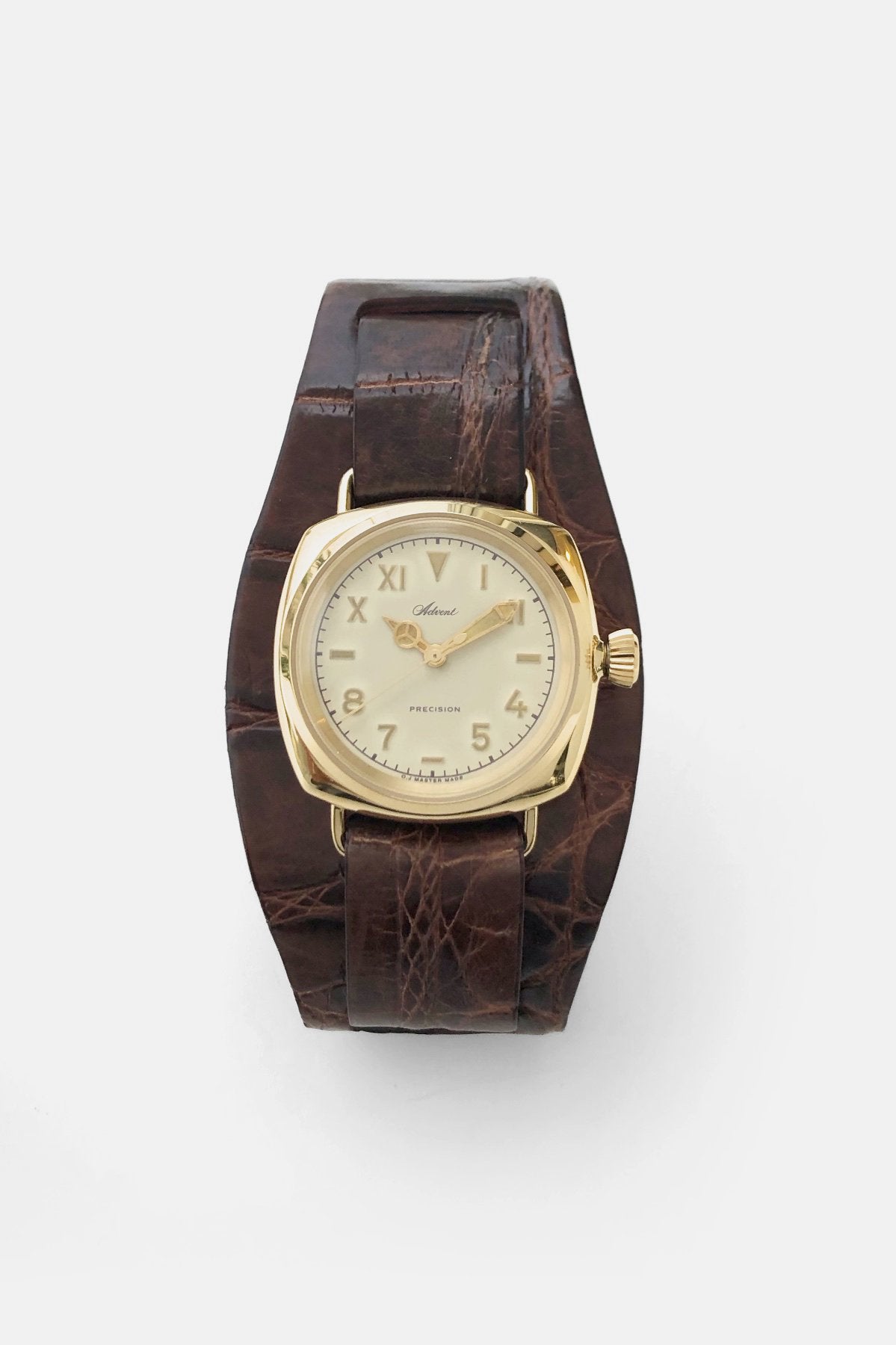 OLD JOE - ADVENT (WRISTWATCH) / - GOLD X ESPRESSO EXOTIC LEATHER