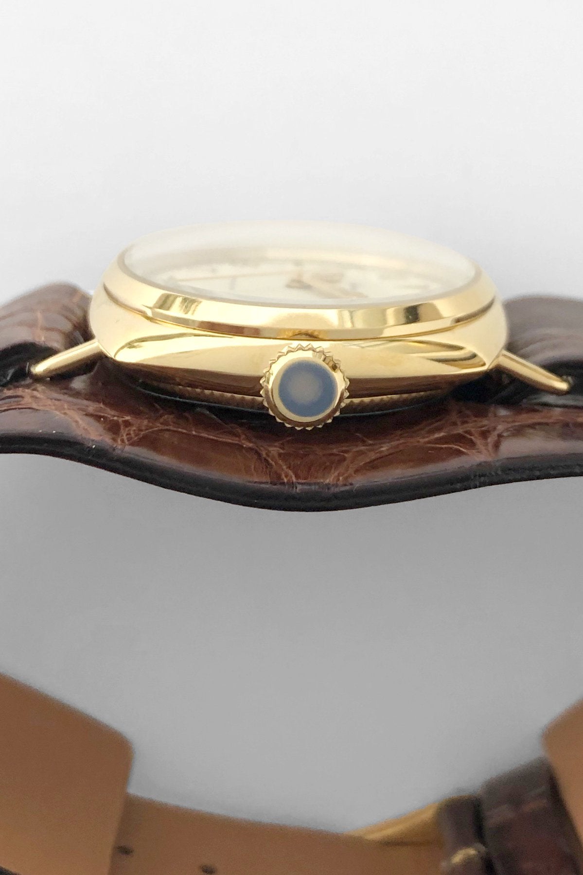 OLD JOE - ADVENT (WRISTWATCH) / - GOLD X ESPRESSO EXOTIC LEATHER