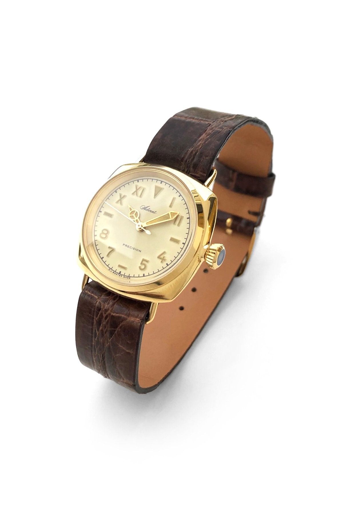 OLD JOE - ADVENT (WRISTWATCH) / - GOLD X ESPRESSO EXOTIC LEATHER