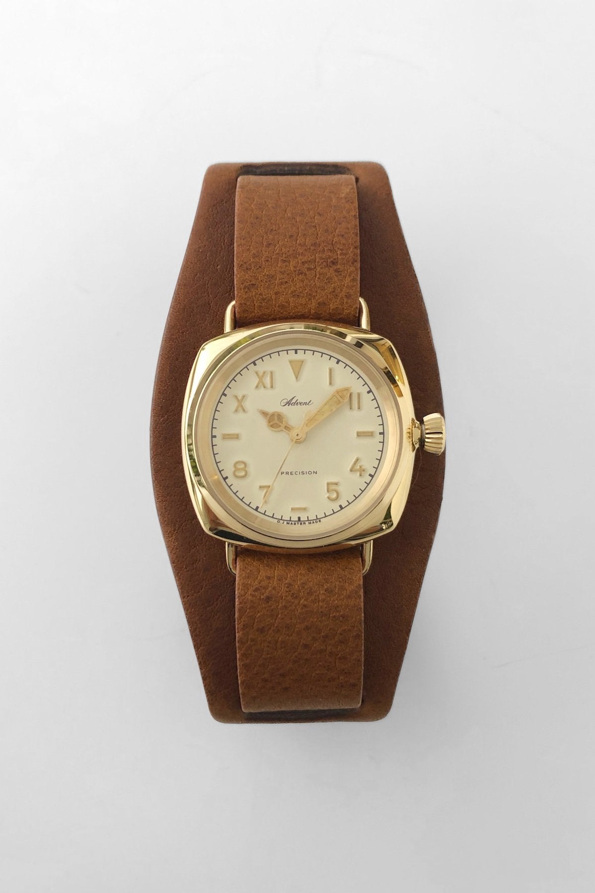 OLD JOE - ADVENT (WRISTWATCH) BADARASSI LEATHER / - GOLD x CHESTNUT LEATHER