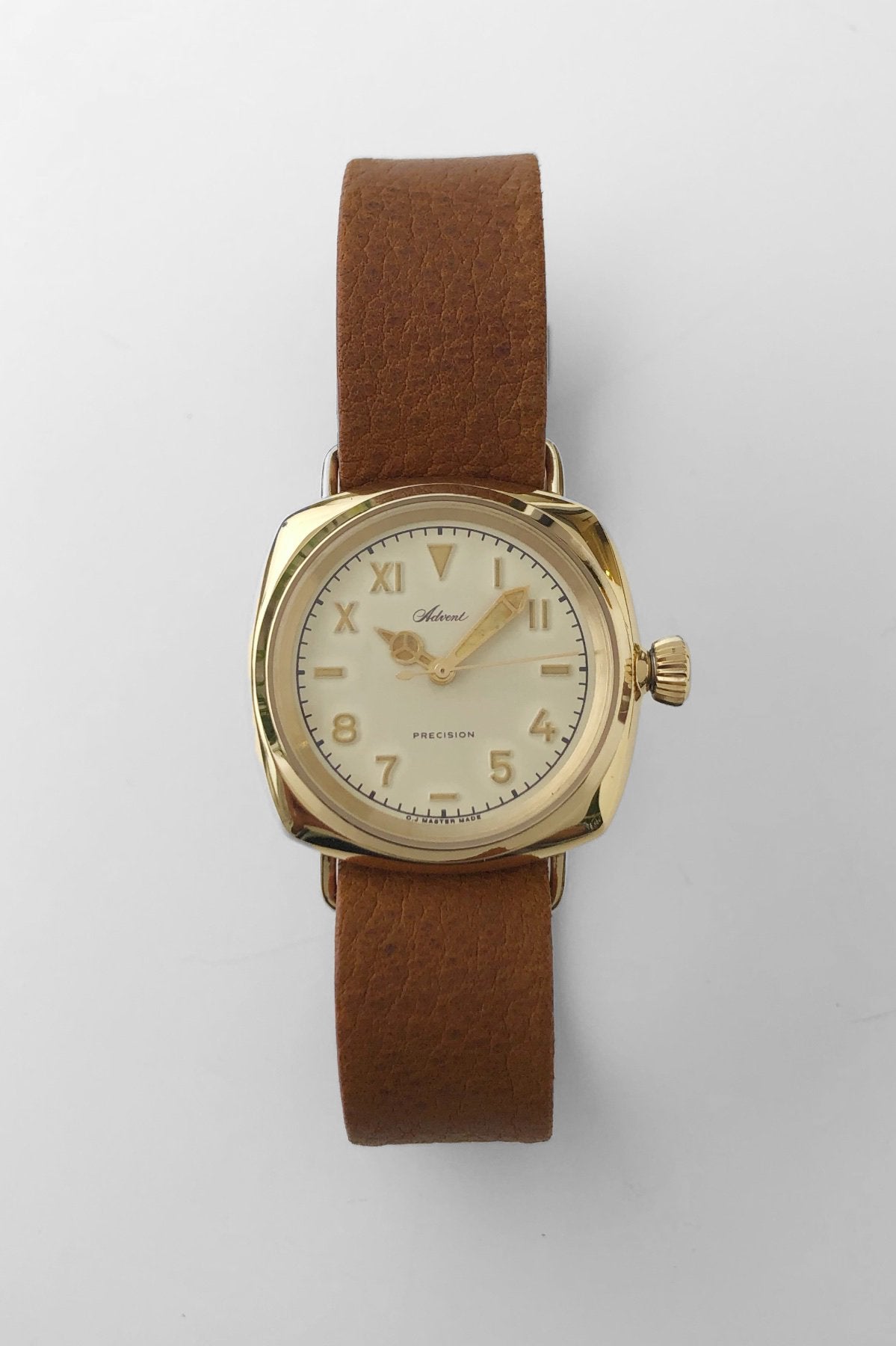 OLD JOE - ADVENT (WRISTWATCH) BADARASSI LEATHER / - GOLD x CHESTNUT LEATHER