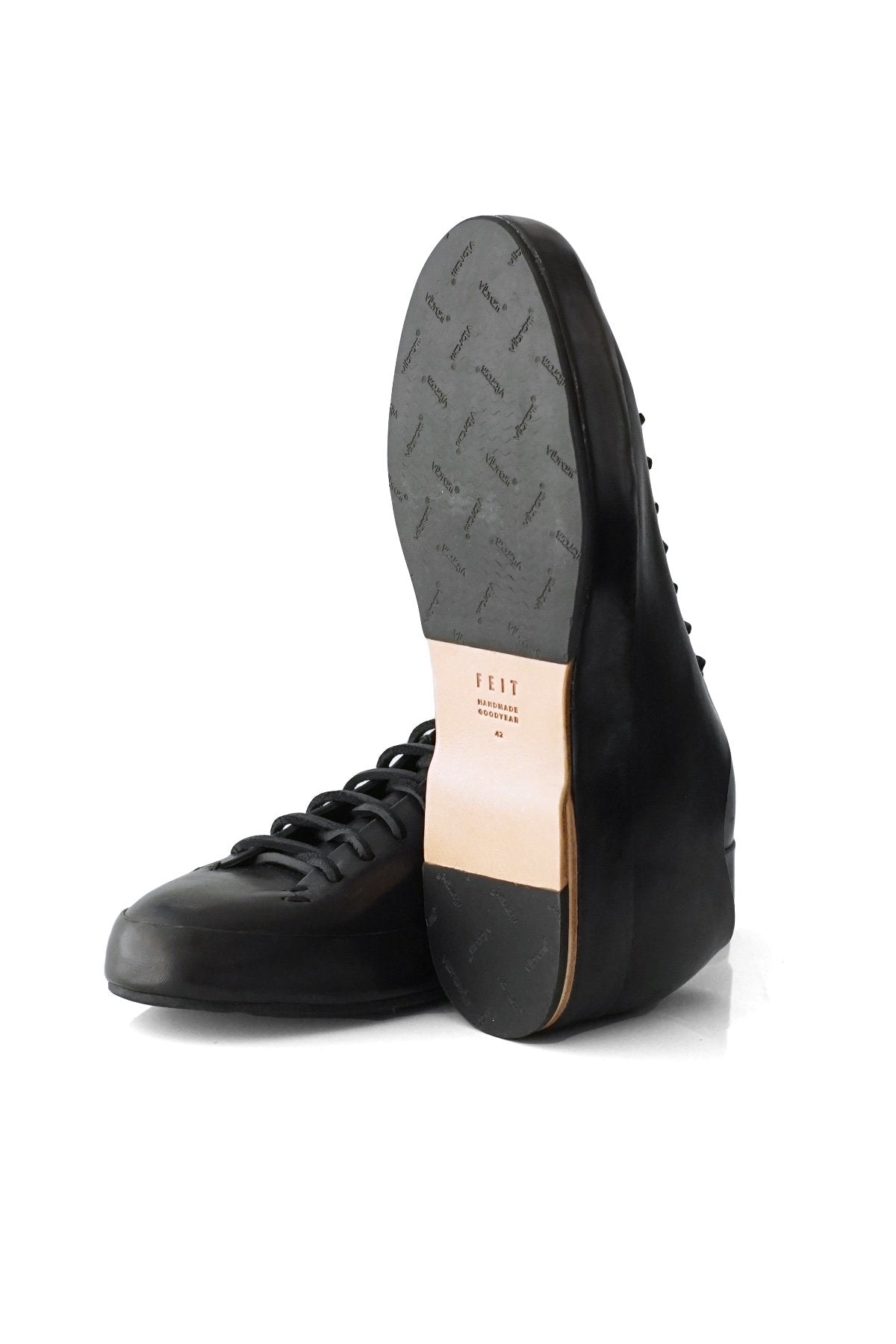 FEIT - HAND SEWN LOW RUBBER - BLACK