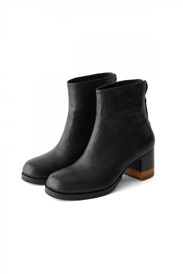 FEIT - BI-COLOR HEEL BOOT - BLACK