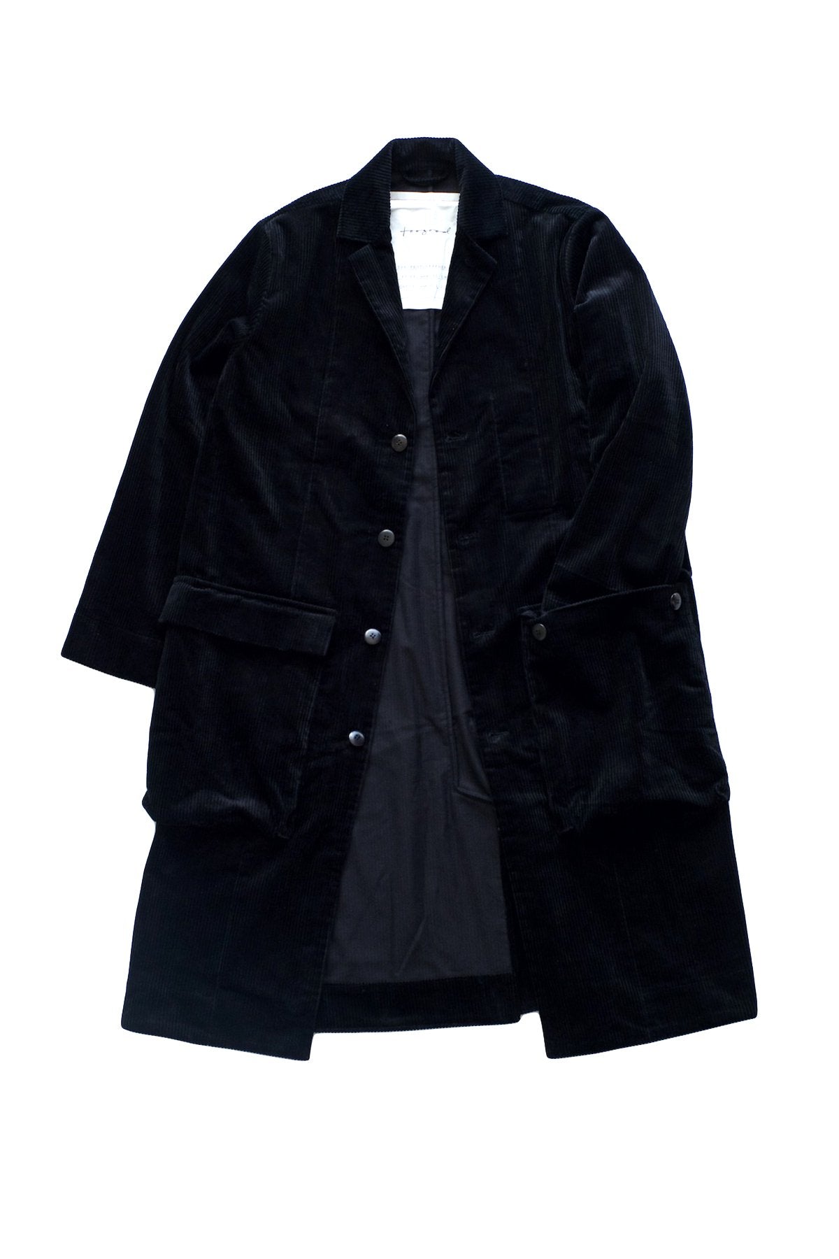 toogood - THE PHOTOGRAPHER COAT - JUMBO CORD - FLINT