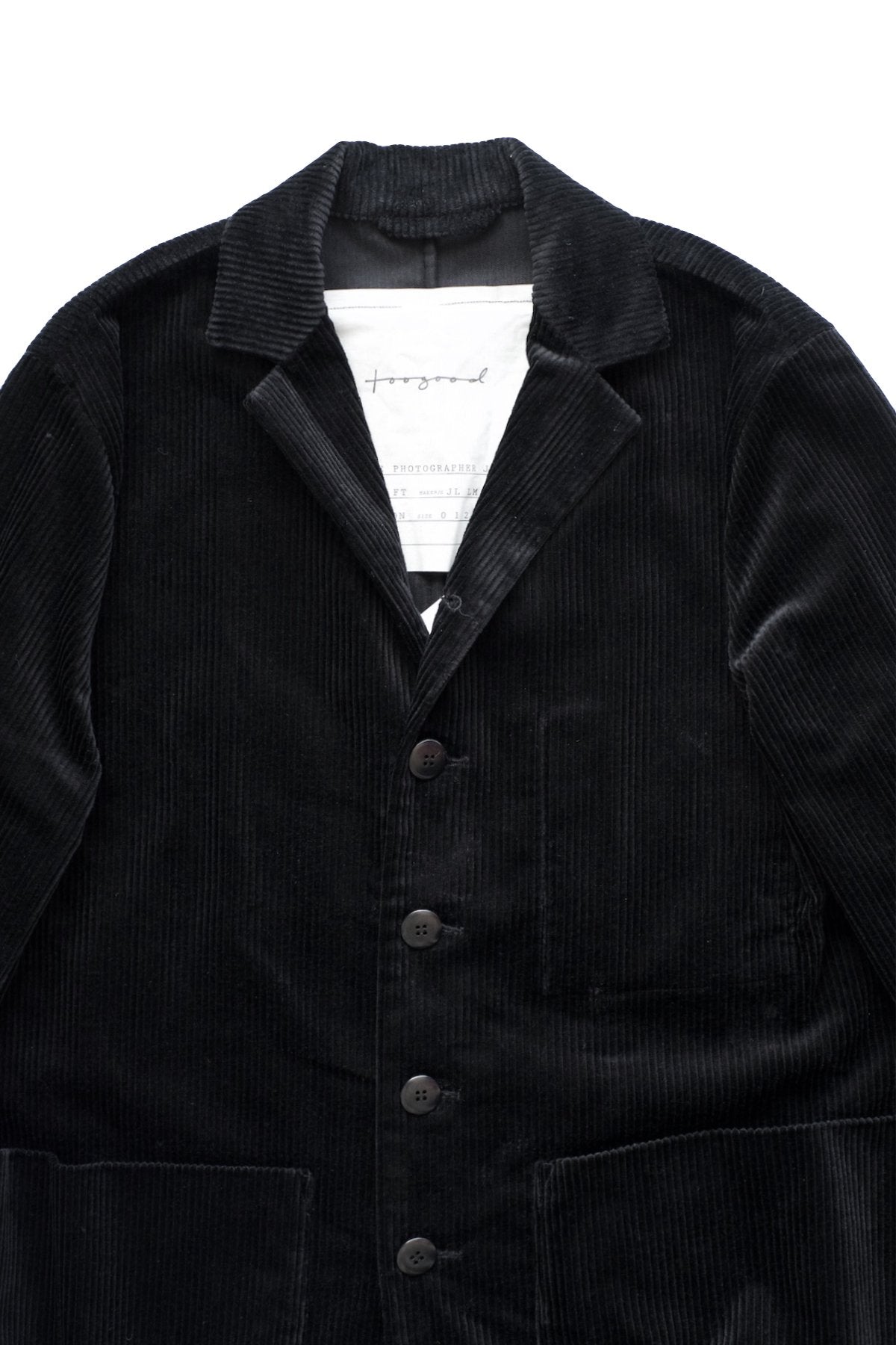 toogood - THE PHOTOGRAPHER JACKET - JUMBO CORD - FLINT