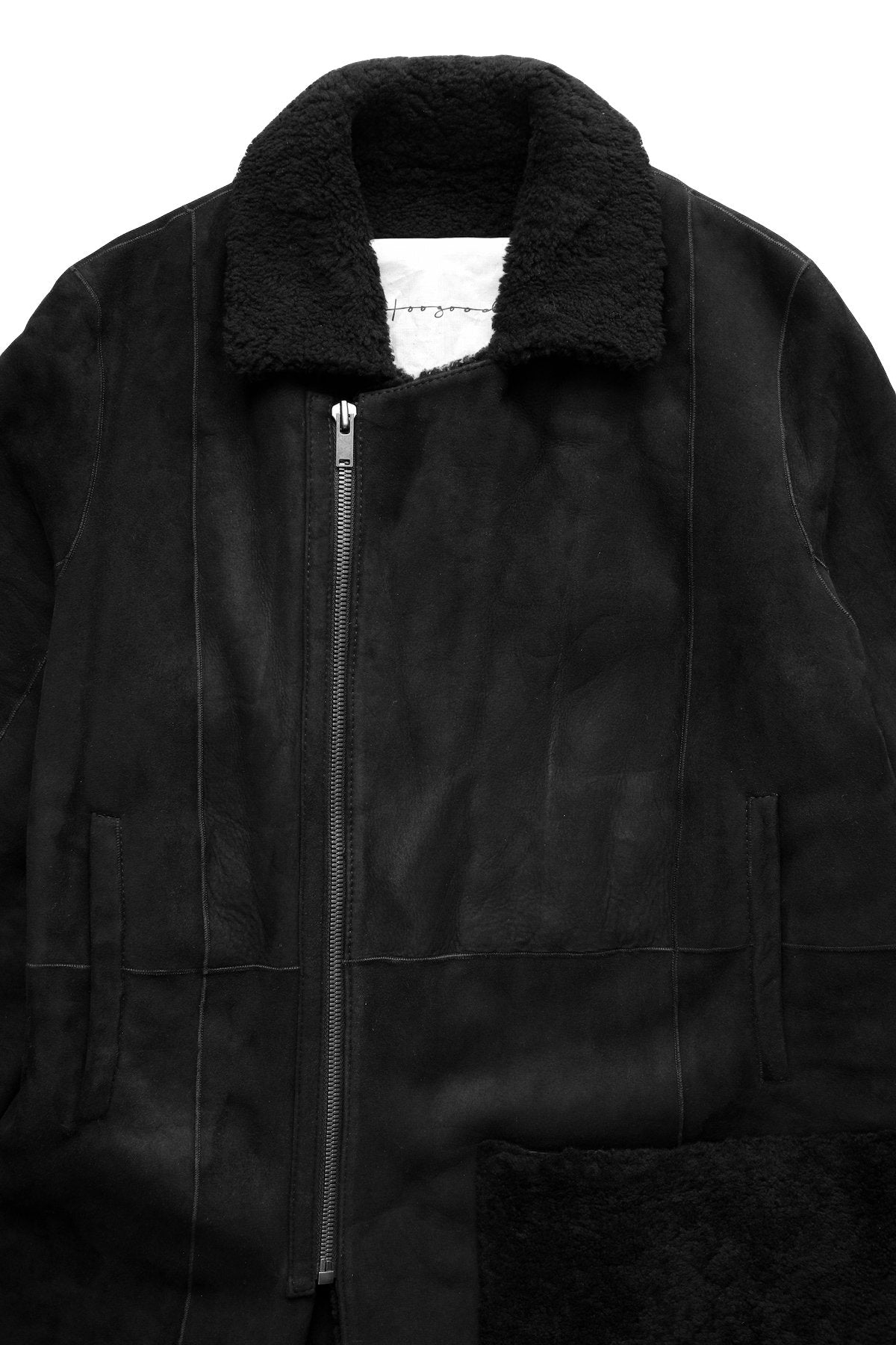 toogood - THE WELDER COAT - SHEARLING - FLINT