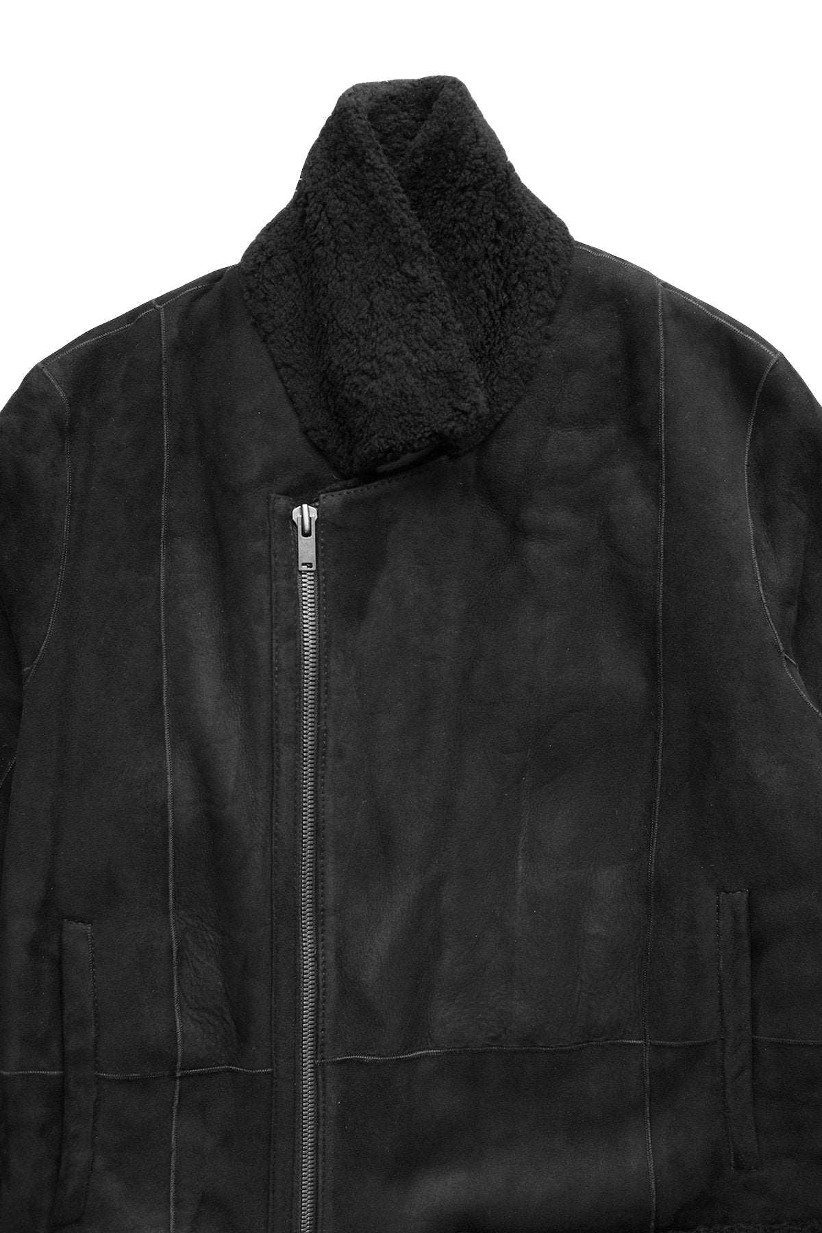 toogood - THE WELDER COAT - SHEARLING - FLINT