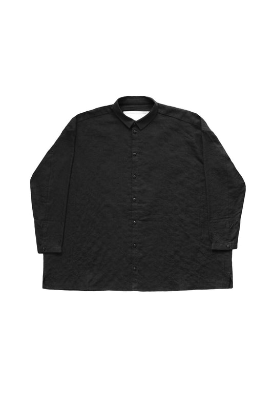 toogood - THE DRAUGHTSMAN SHIRT LONG - SOFT COTTON SHIRTING - FLINT