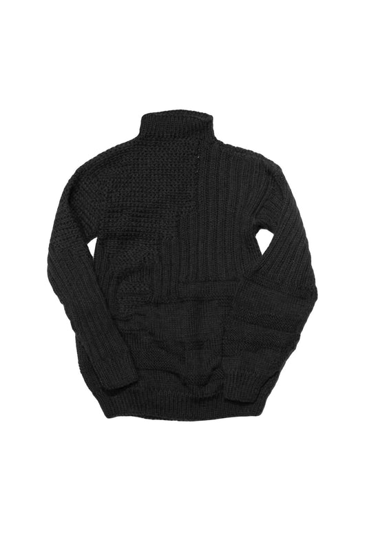 toogood - THE SCULPTOR JUMPER - TEXTRED MERINO WOOL - FLINT