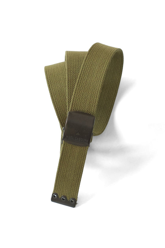 Nigel Cabourn - OFFICERS BELT - OLIVE