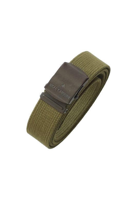 Nigel Cabourn - OFFICERS BELT - OLIVE