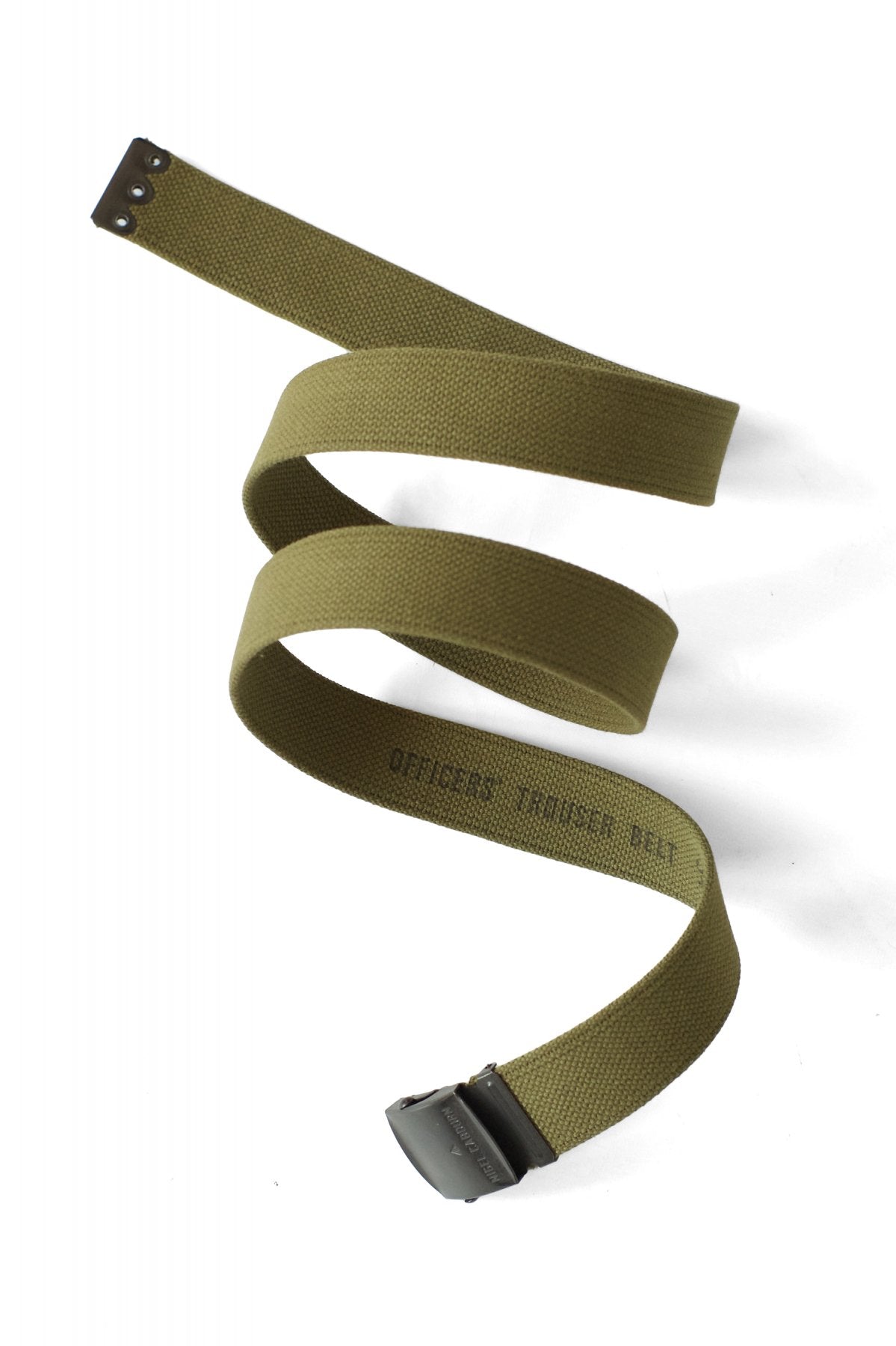 Nigel Cabourn - OFFICERS BELT - OLIVE