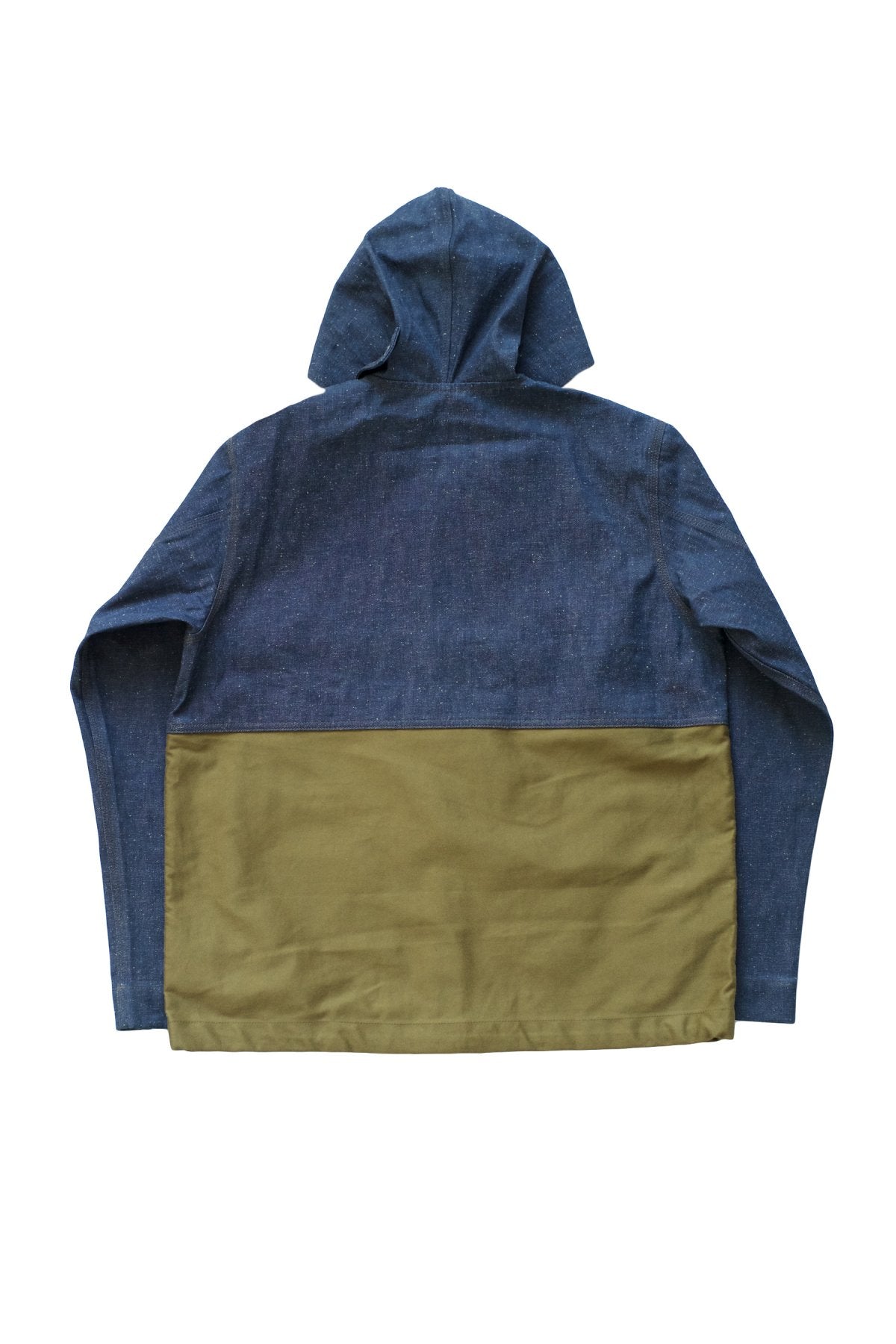 NIGEL CABOURN - LYBRO SPLIT ARMY HOODED CHORE JACKET - OLIVE