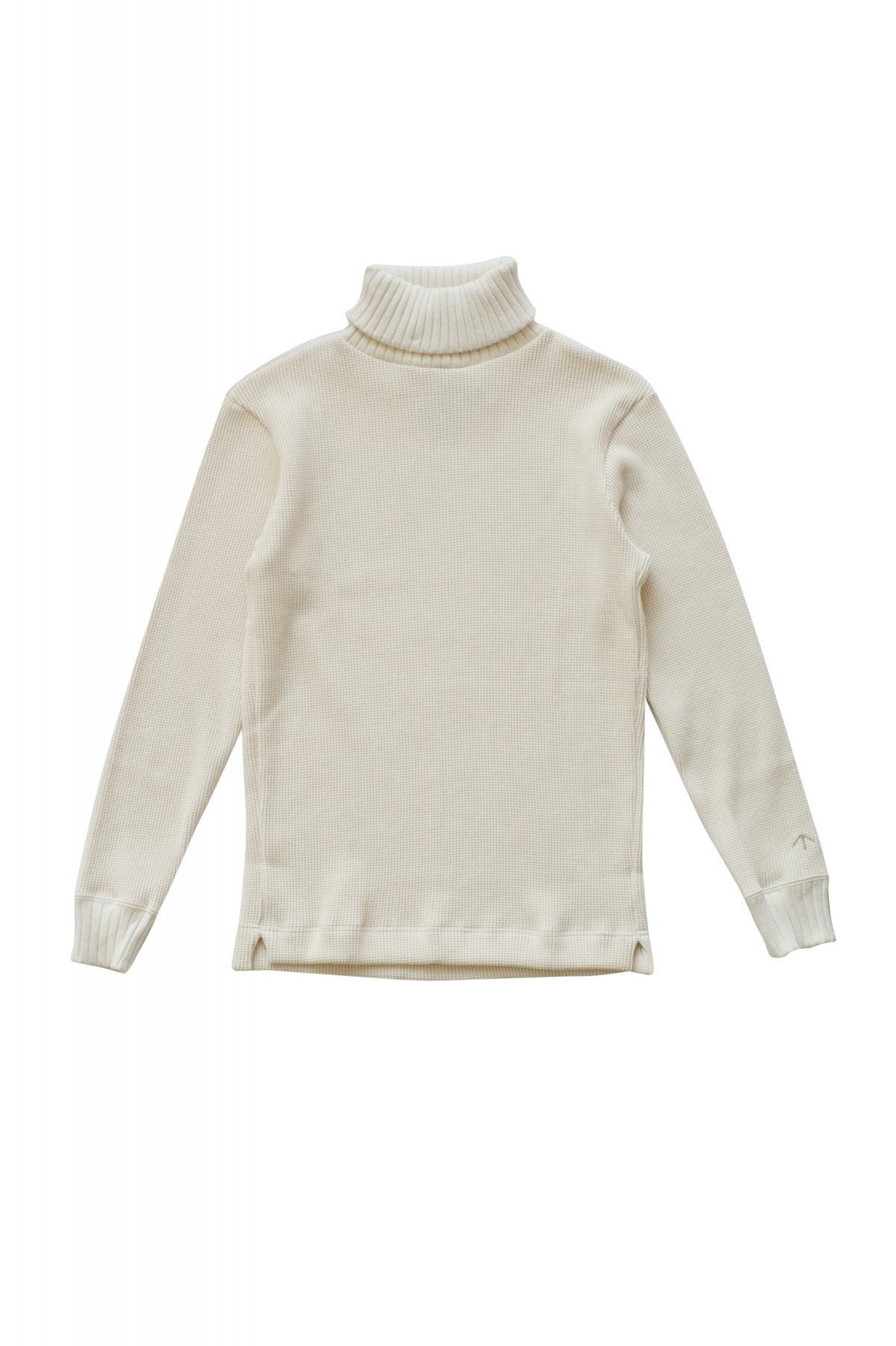 Nigel Cabourn - TURTLE NECK WAFFLE - IVORY