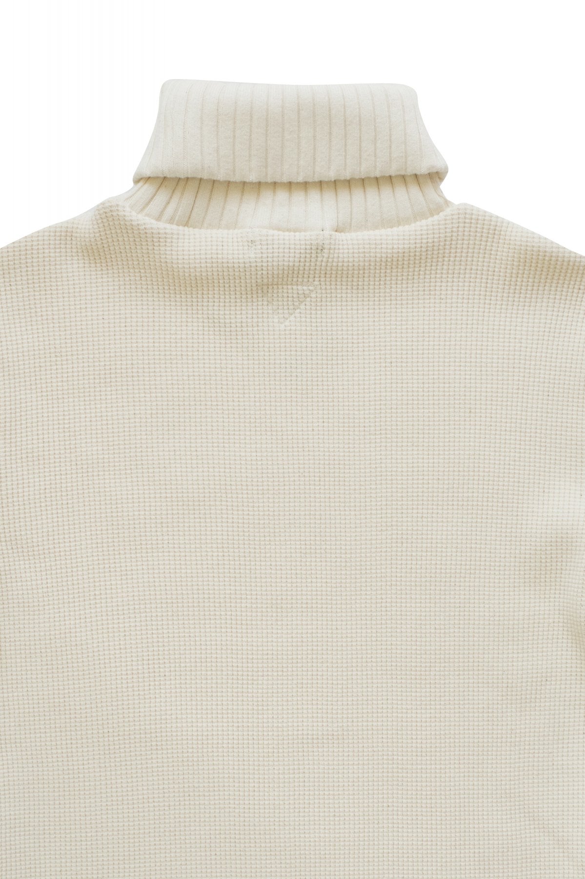 Nigel Cabourn - TURTLE NECK WAFFLE - IVORY