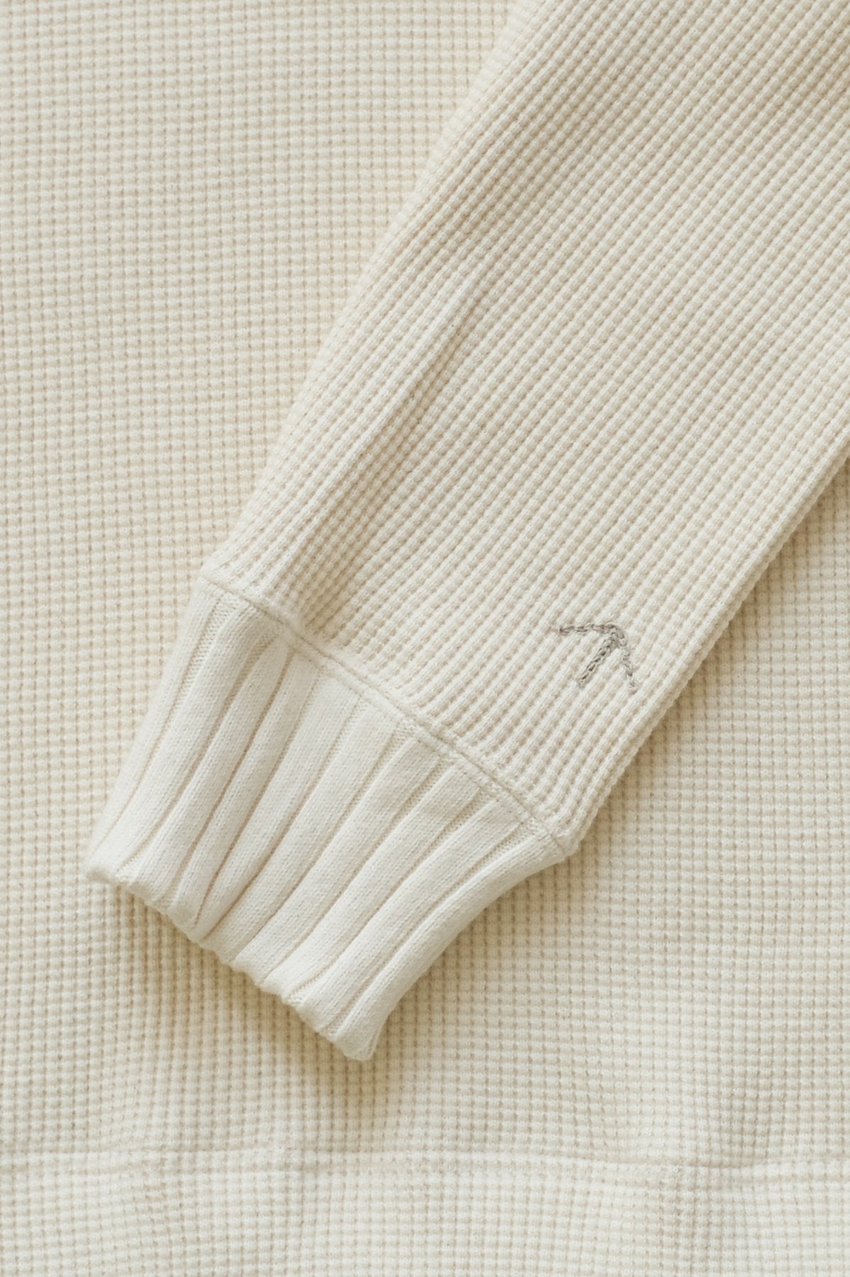 Nigel Cabourn - TURTLE NECK WAFFLE - IVORY