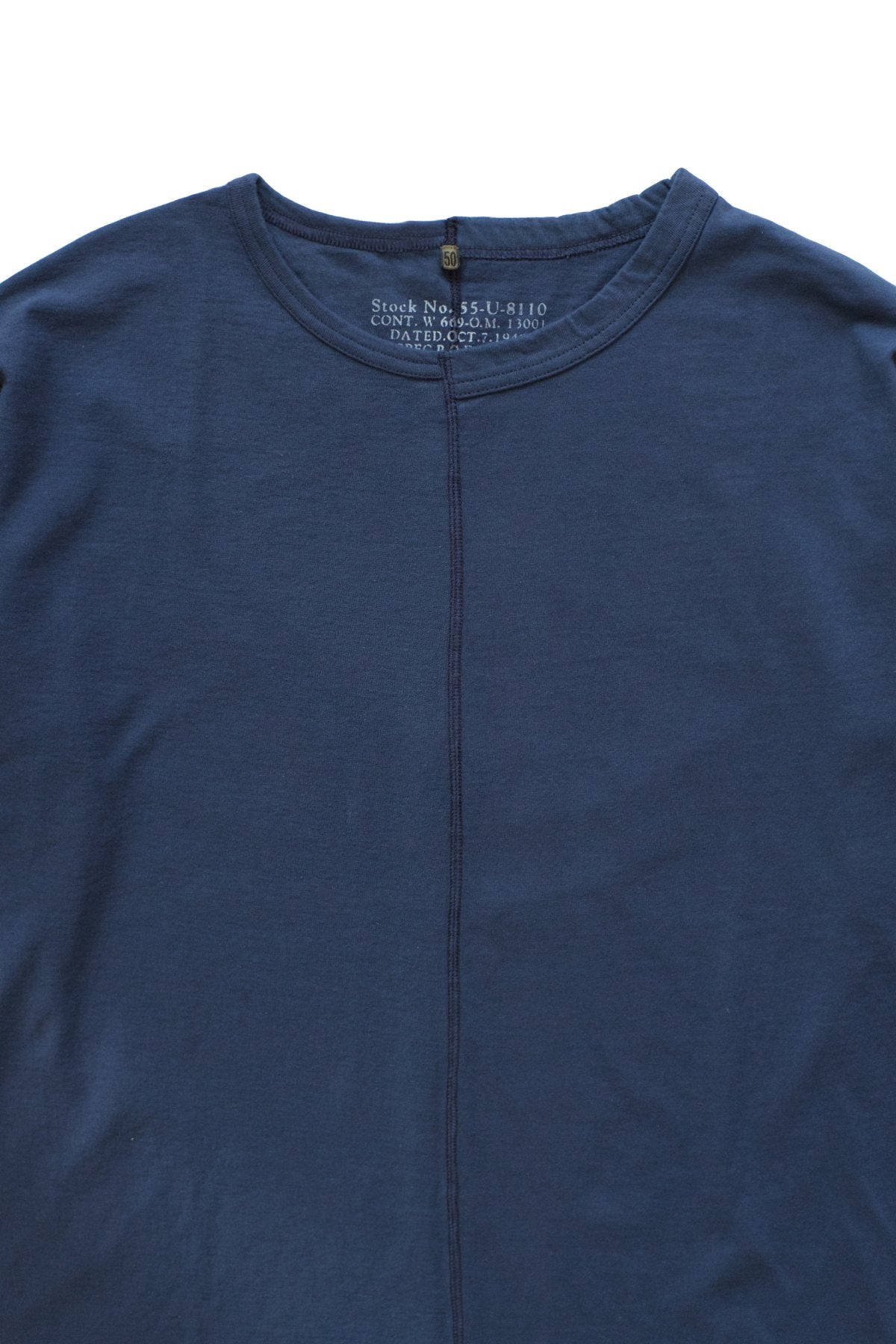 Nigel Cabourn - 40s & 50s MIX L/S SHIRT - NAVY