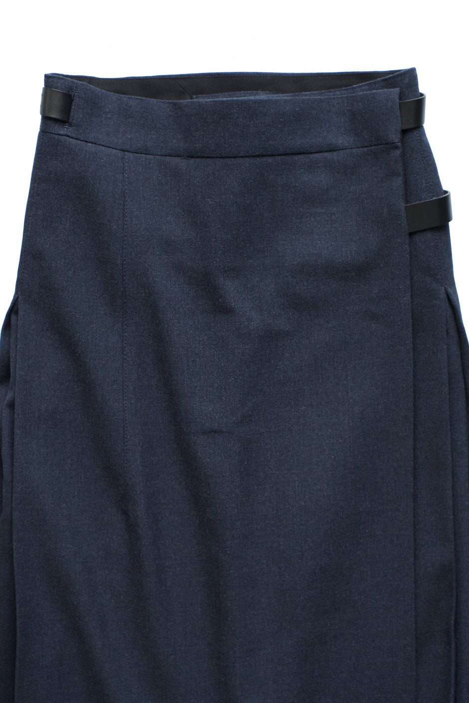 Nigel Cabourn woman - KILT SKIRT - WOOL SERGE - NAVY