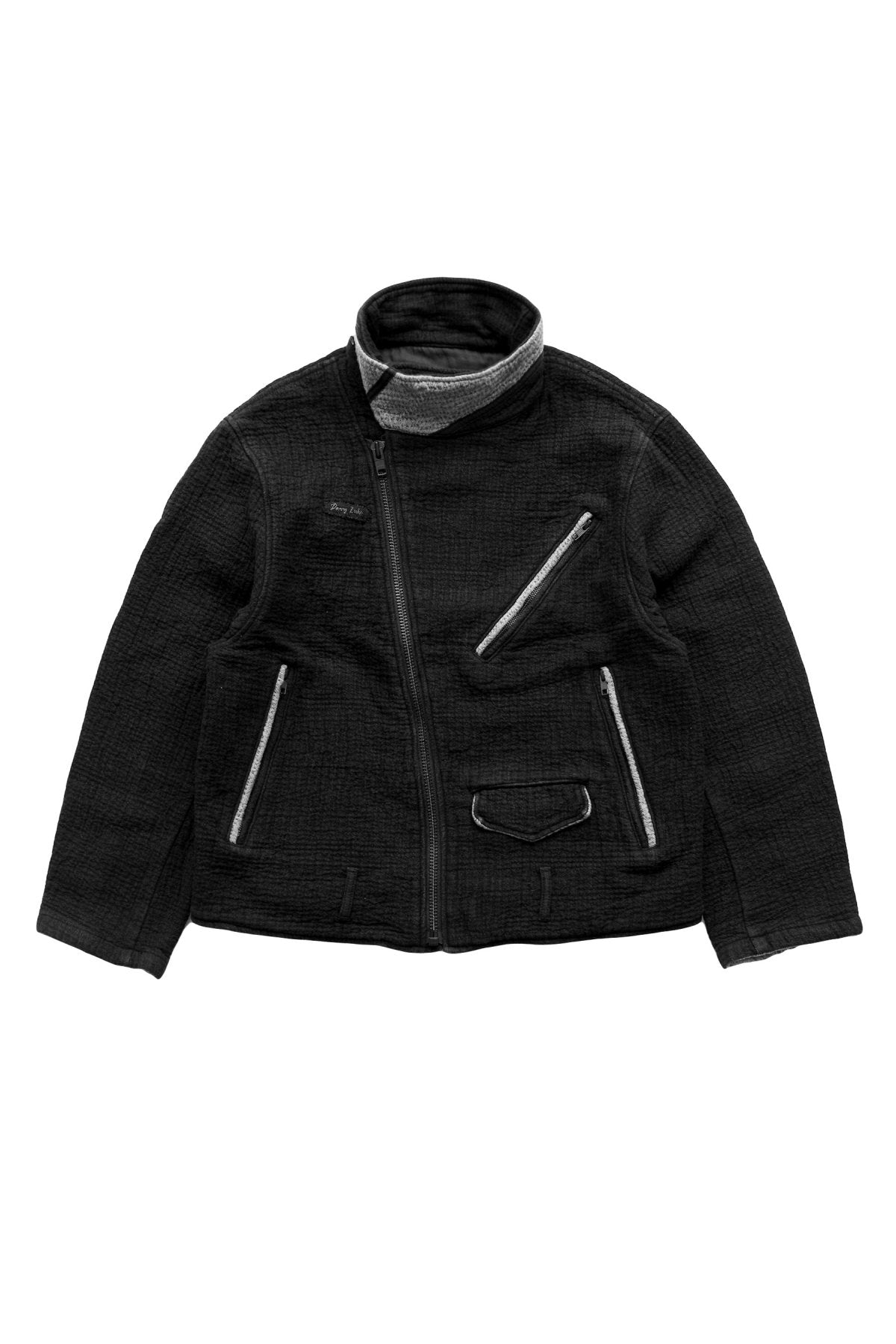 Porter Classic - SASHIKO GREASE JACKET - BLACK