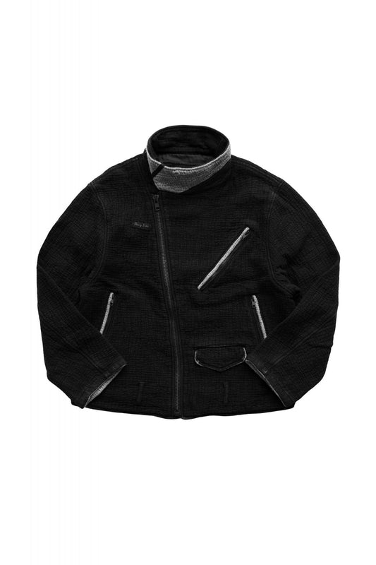 Porter Classic - SASHIKO GREASE JACKET - BLACK