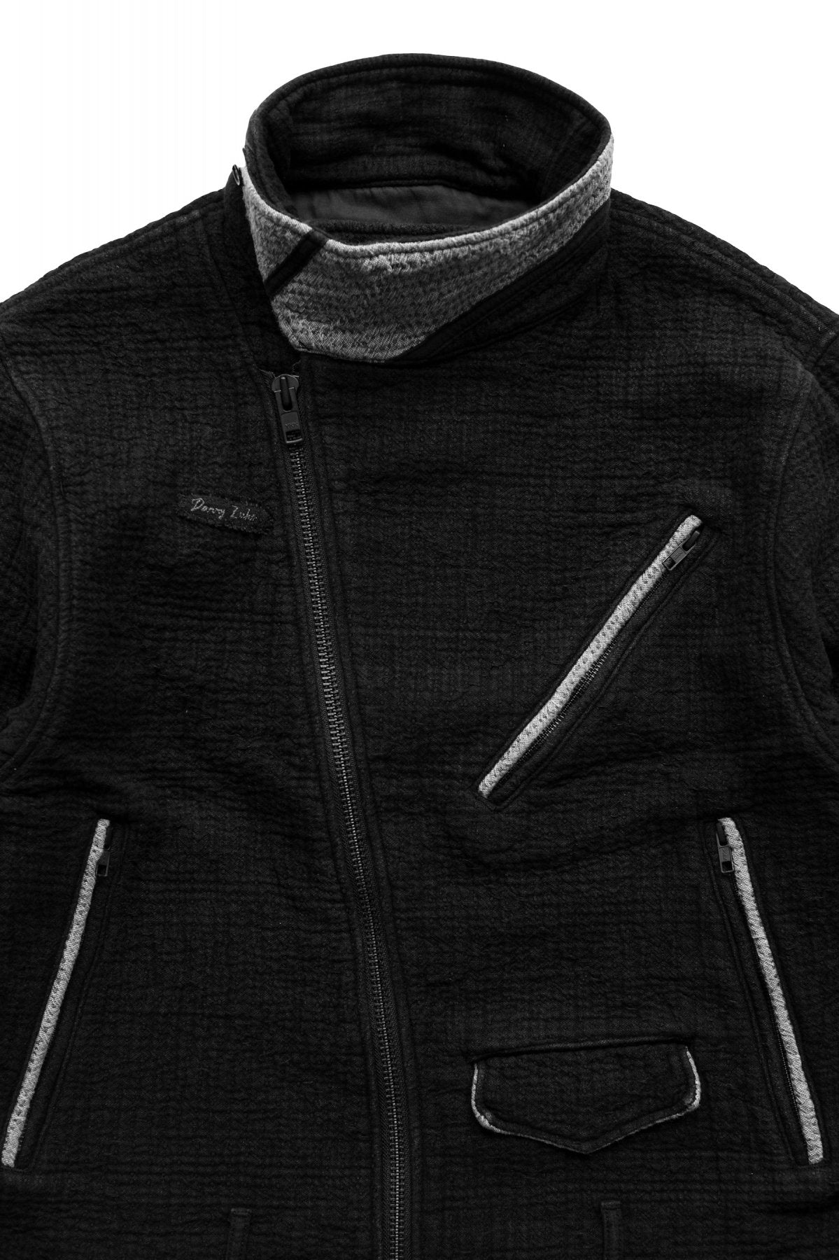 Porter Classic - SASHIKO GREASE JACKET - BLACK