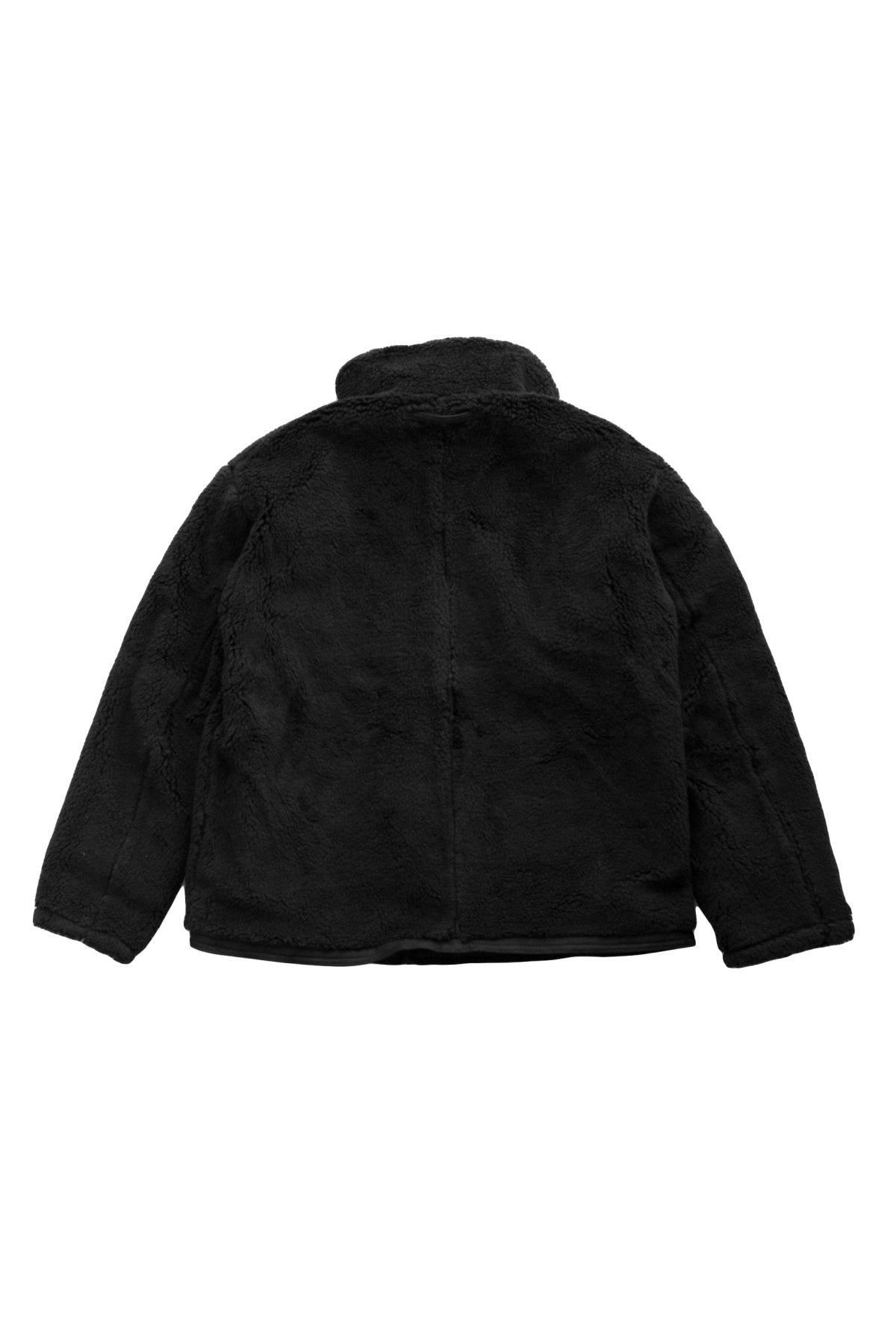 OLD JOE - ALPACA SHEARING AVIATOR JACKET - GRAPHITE