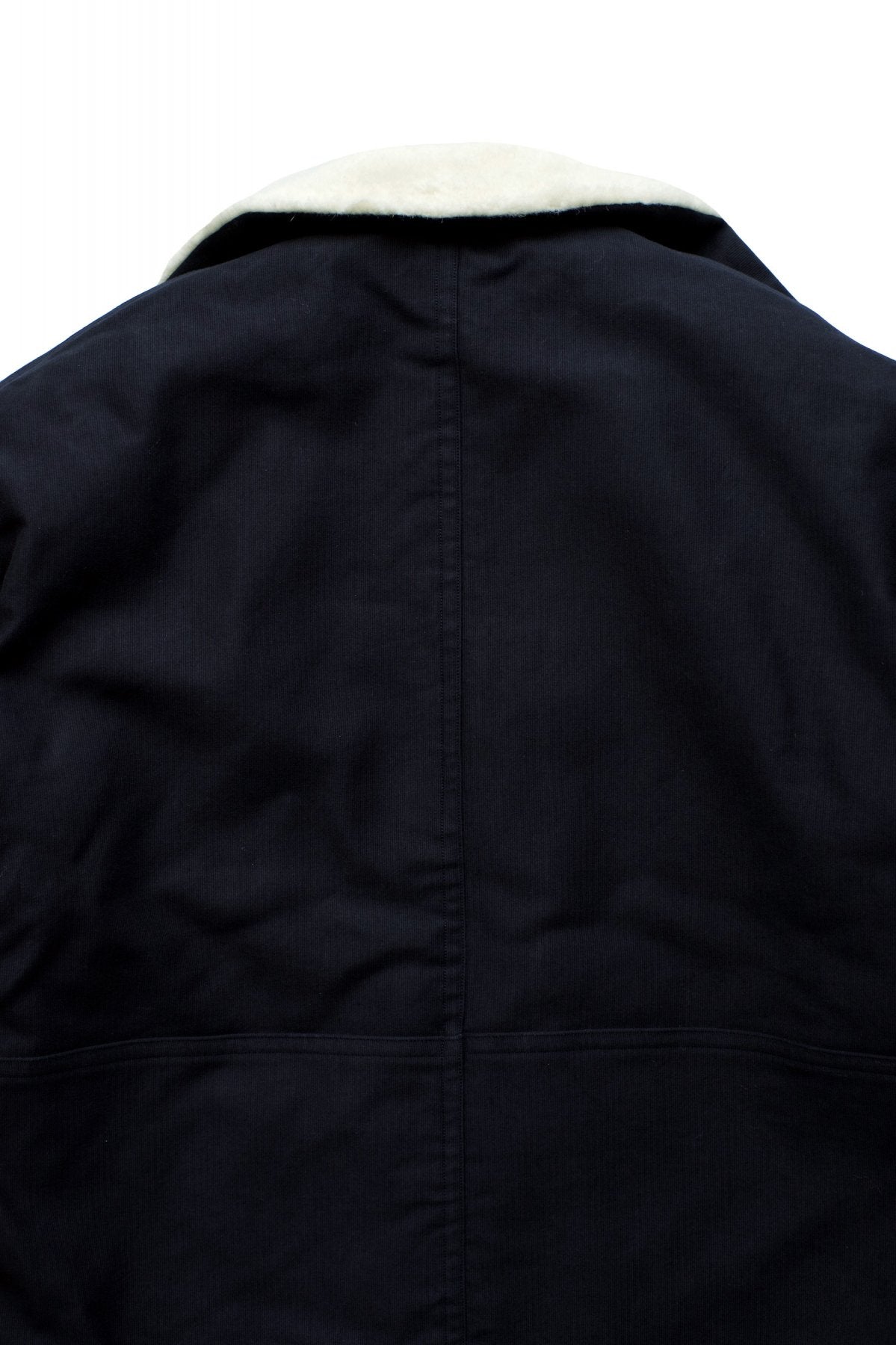 OLD JOE ★★★ - EXCLUSIVE ALPACA SHEARING AVIATOR JACKET - NAVY