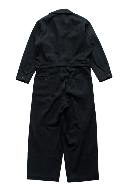 OLD JOE - BELTED DAPPER SUITS - BLACK DENIM