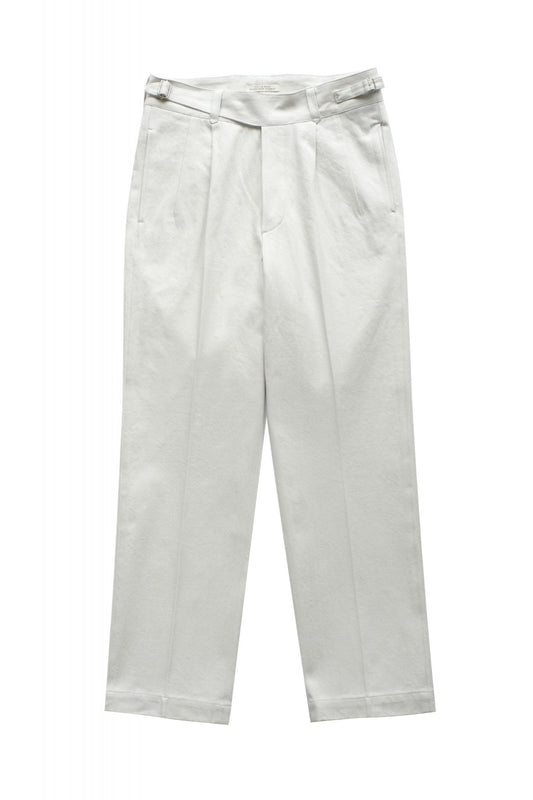 OLD JOE - SIDE BUCKLE GRUKHA TROUSER - SNOW