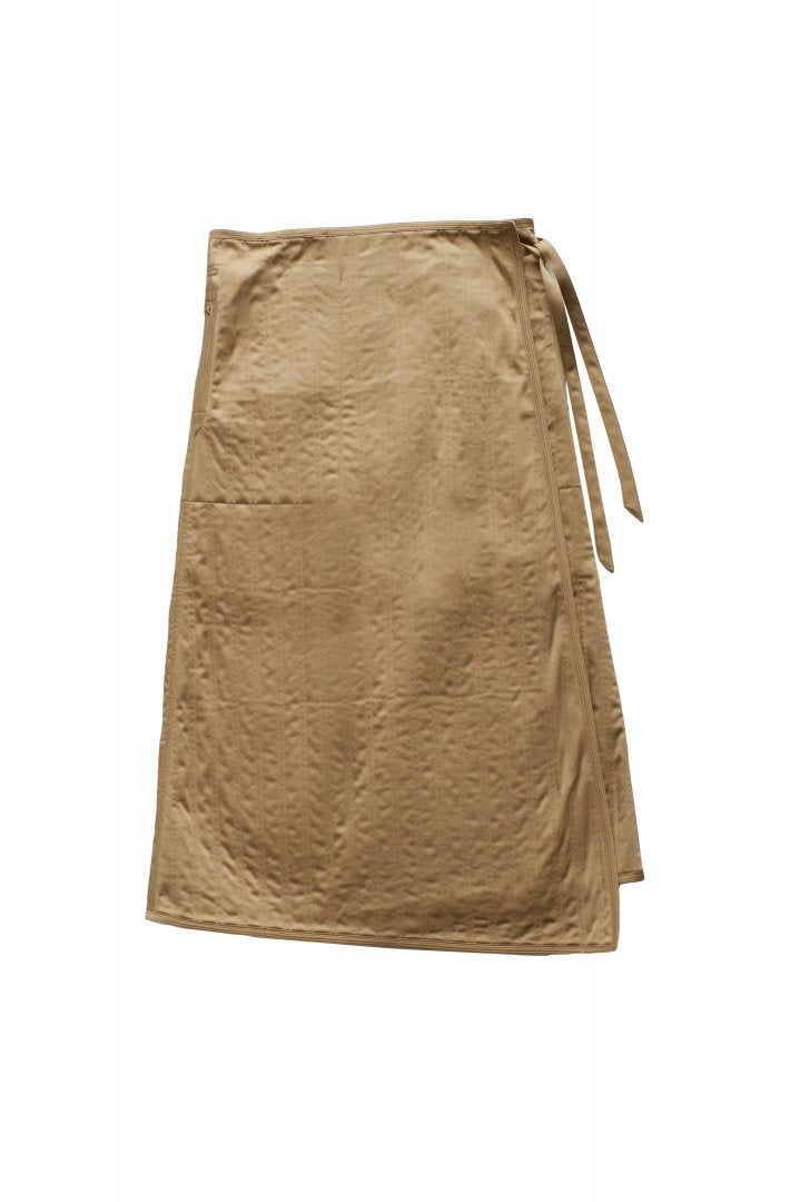 WRYHT - REVERSIVLE QUILT SKIRT - WHEAT