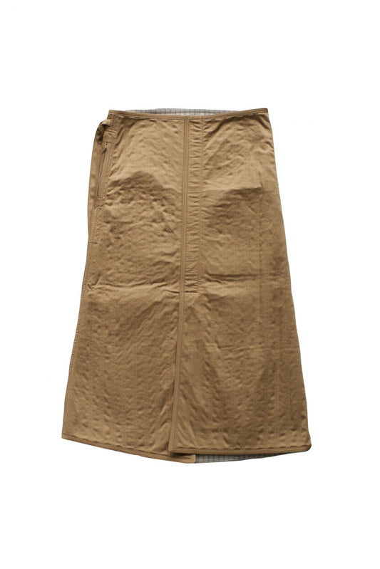 WRYHT - REVERSIVLE QUILT SKIRT - WHEAT