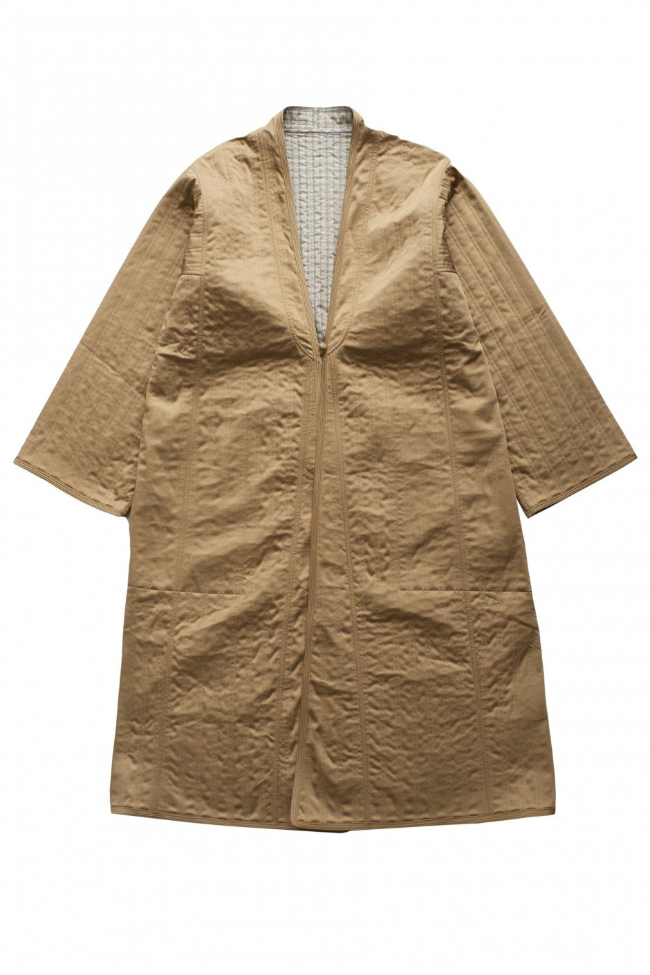 WRYHT - REVERSIVLE QUILT GAWN - WHEAT