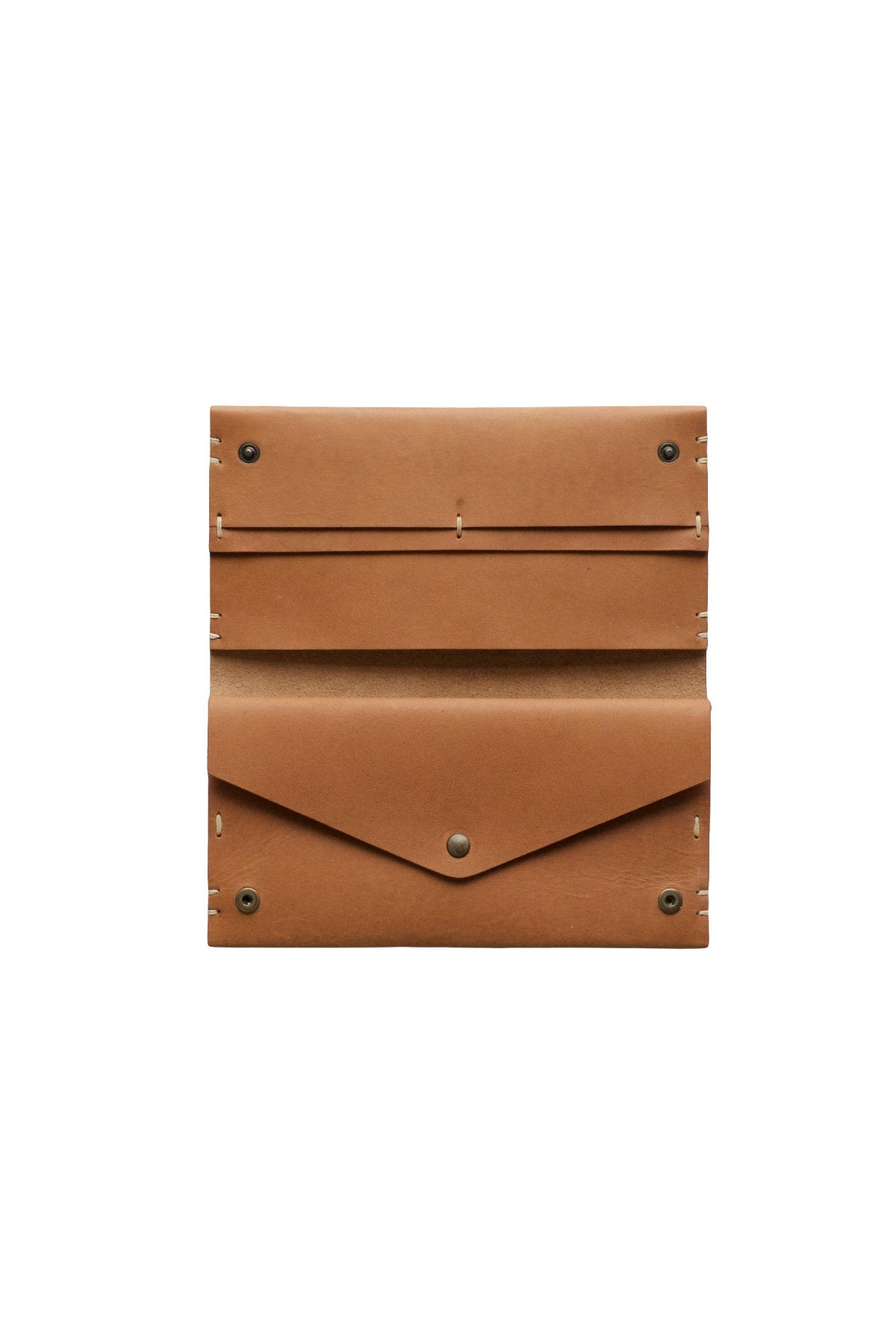 FEIT - HAND SEWN RECTANGLE BIFOLD - TAN