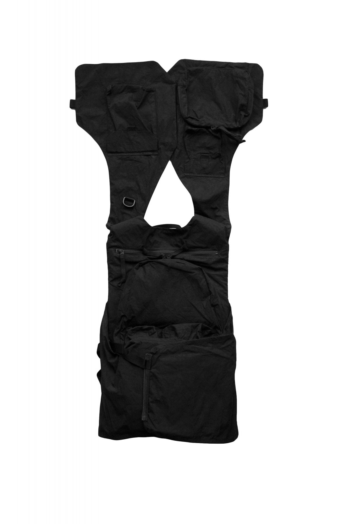 TDS × Snow Peak TRANSFORM VEST BAG - BLACK