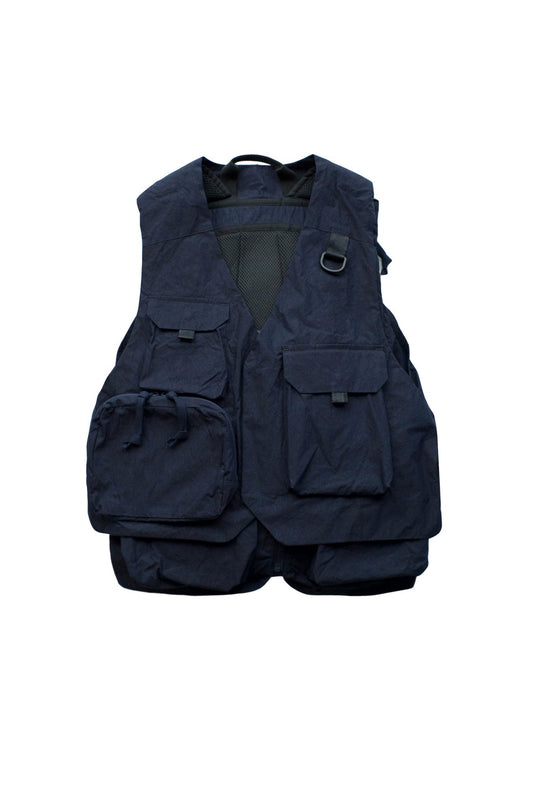 TDS × Snow Peak TRANSFORM VEST BAG - INDIGO