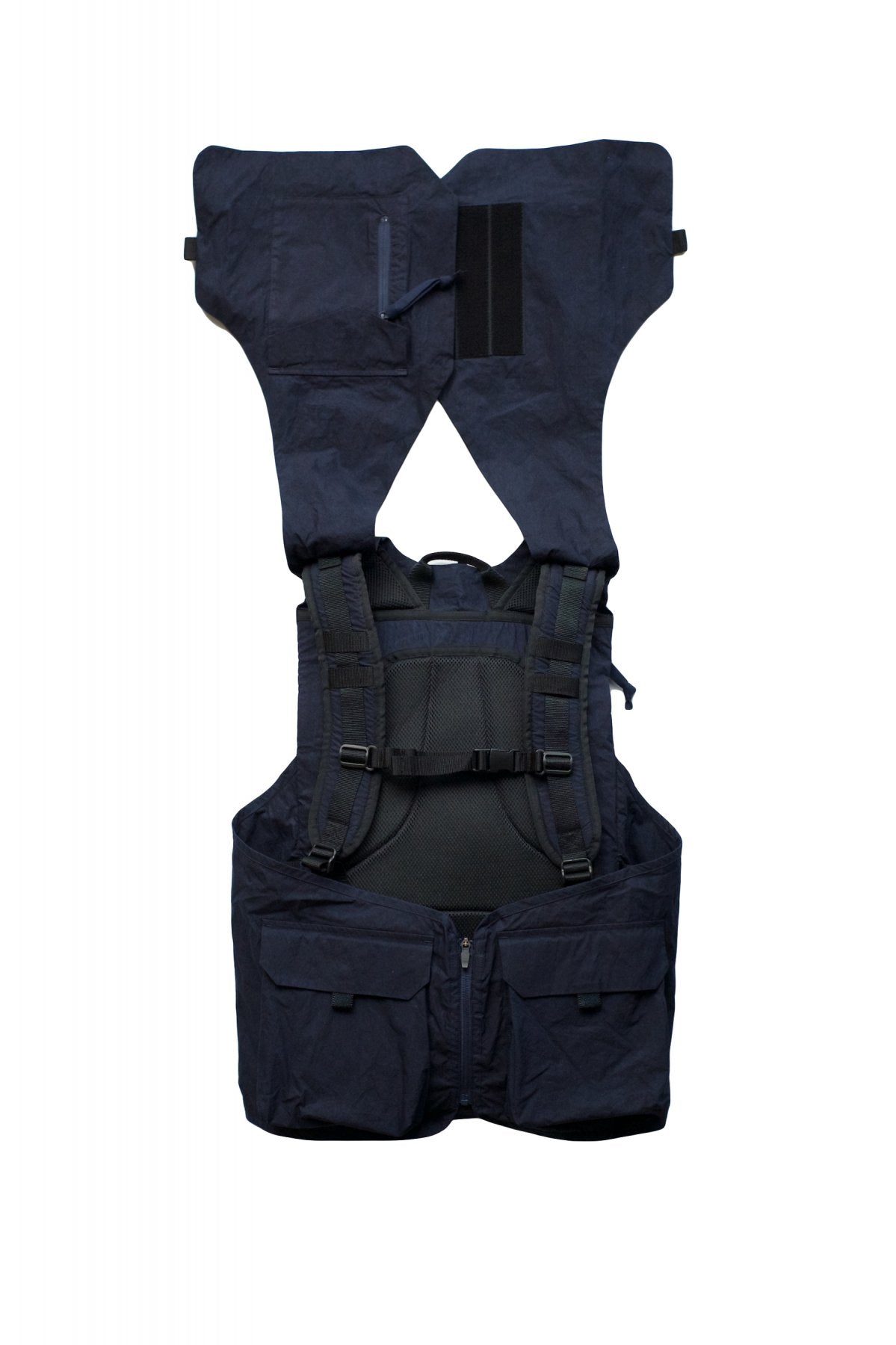 TDS × Snow Peak TRANSFORM VEST BAG - INDIGO