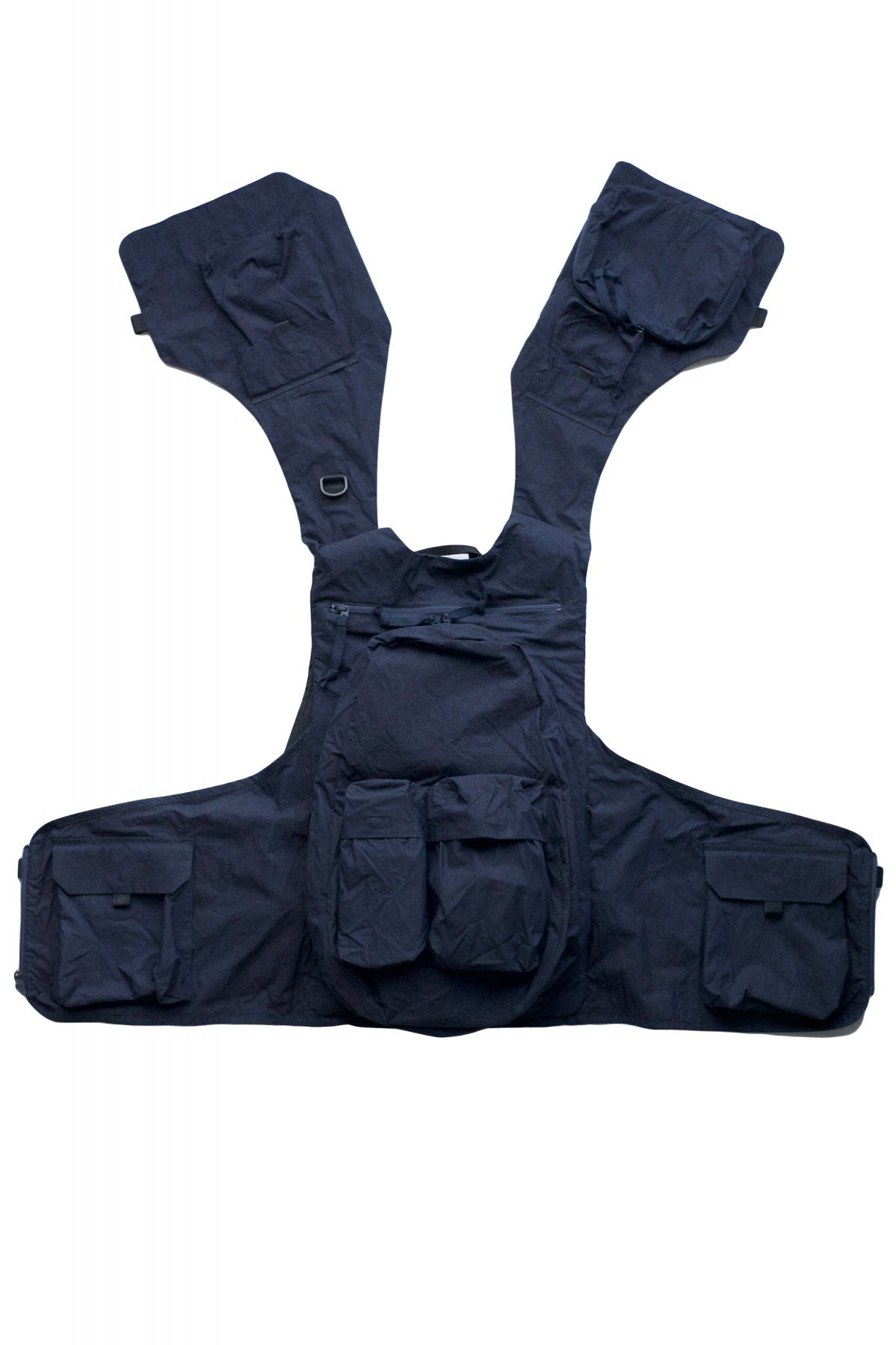 TDS × Snow Peak TRANSFORM VEST BAG - INDIGO