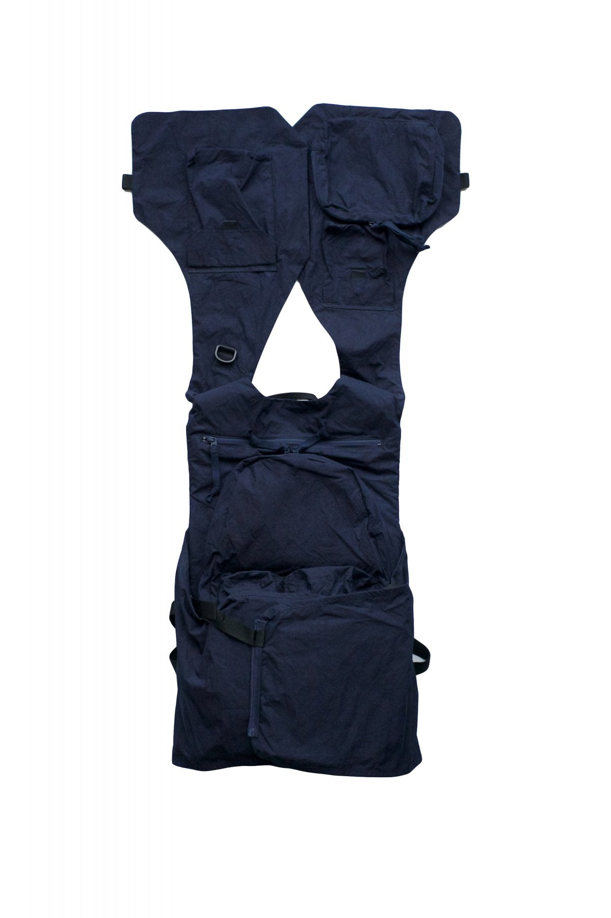 TDS × Snow Peak TRANSFORM VEST BAG - INDIGO