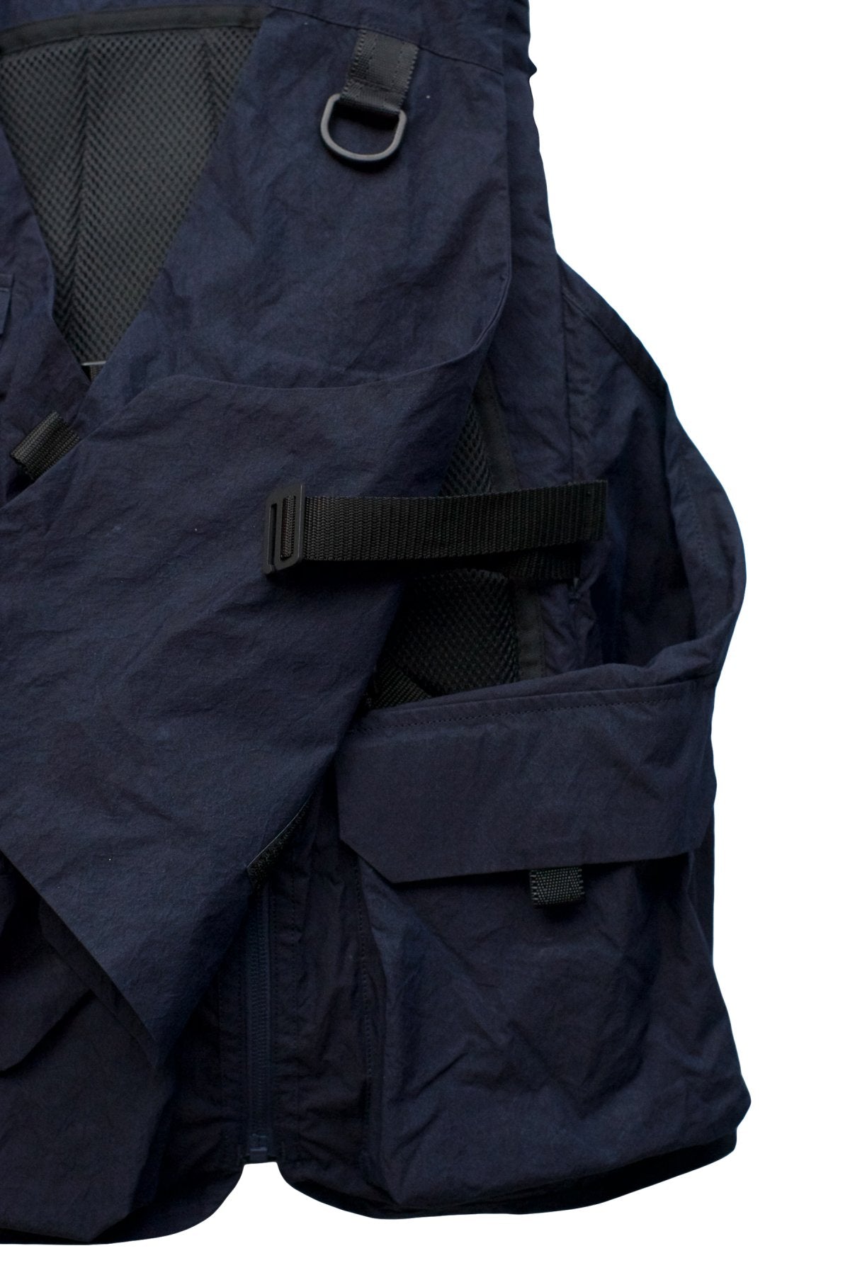 TDS × Snow Peak TRANSFORM VEST BAG - INDIGO