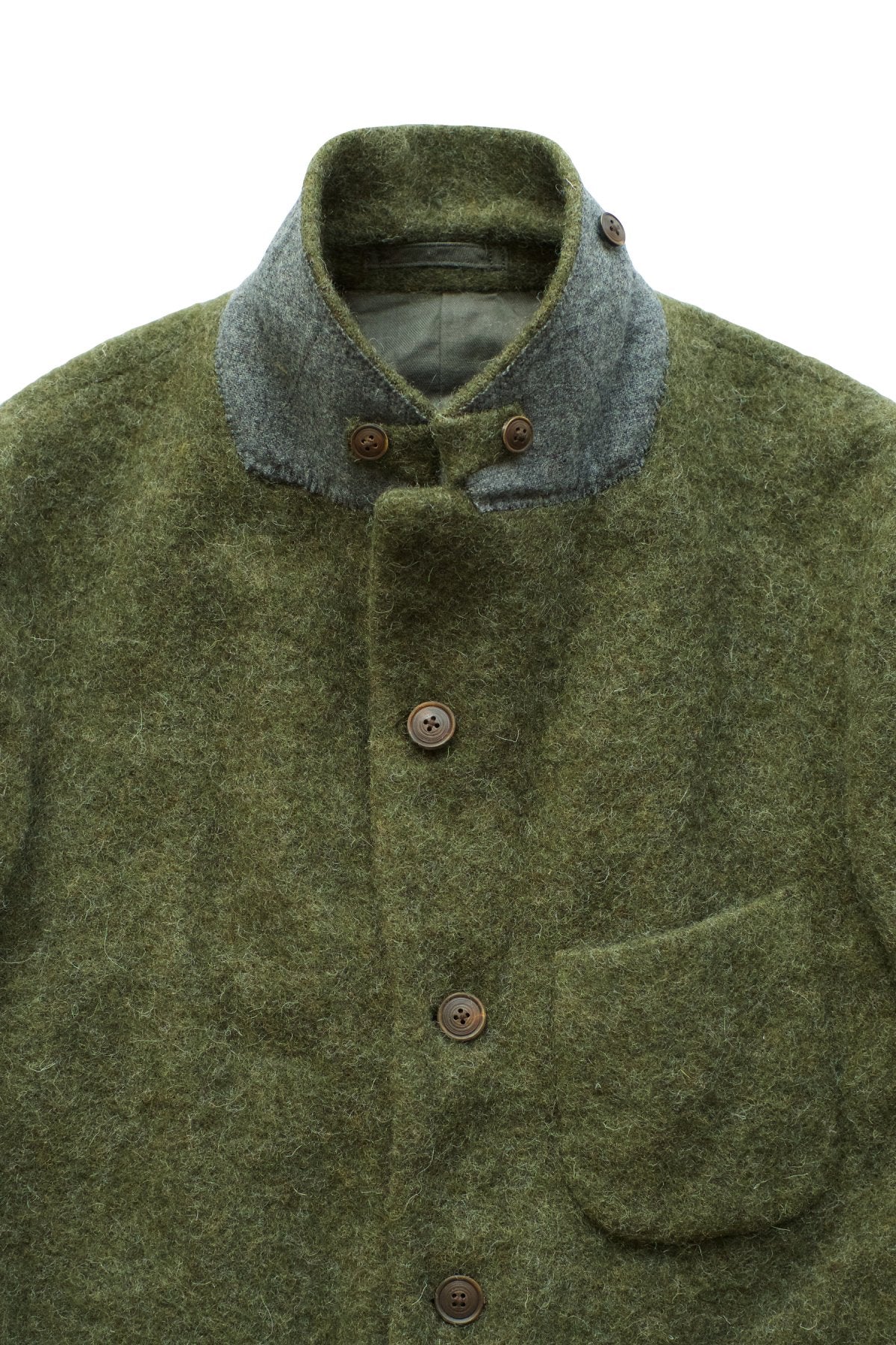 Nigel Cabourn - MODIFIED MALLORY JACKET WASHABLE WOOL - OLIVE