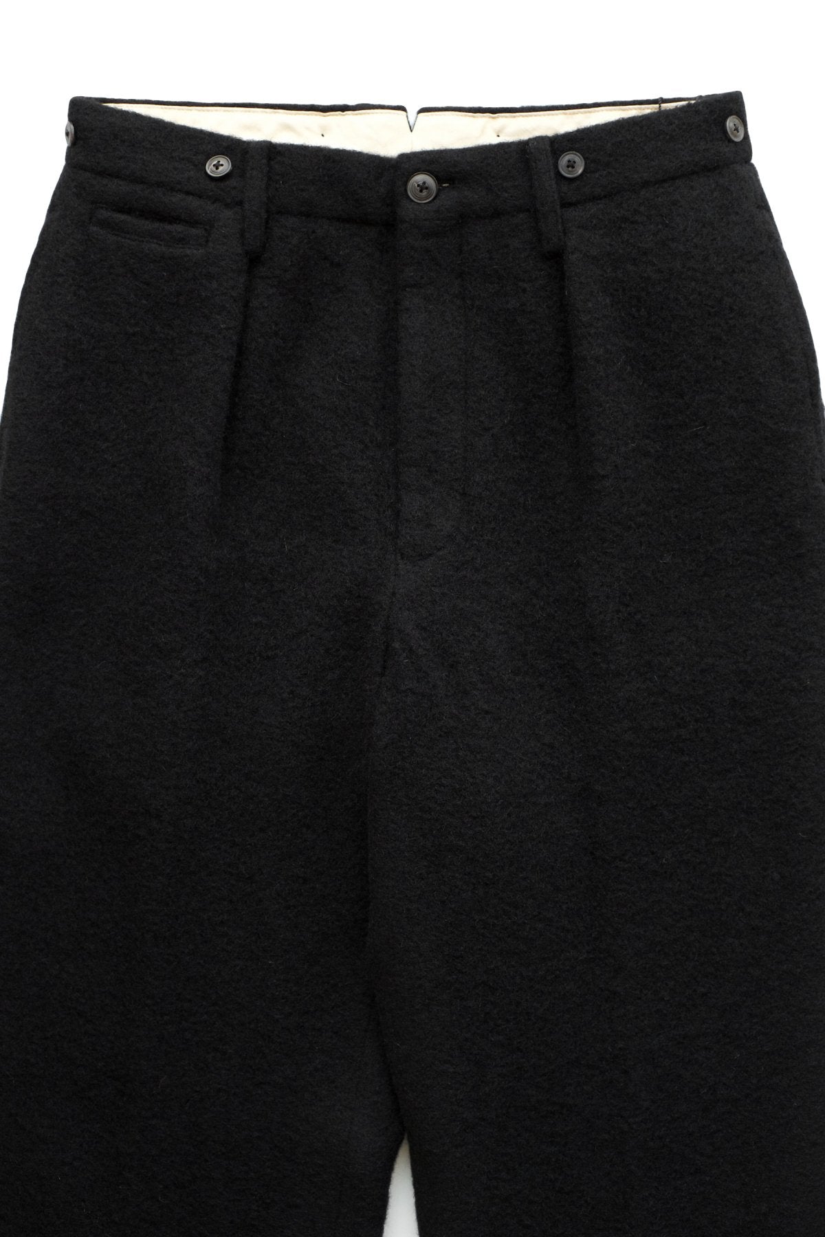 Nigel Cabourn - MEDICAL PANT WASHABLE WOOL - BLACK